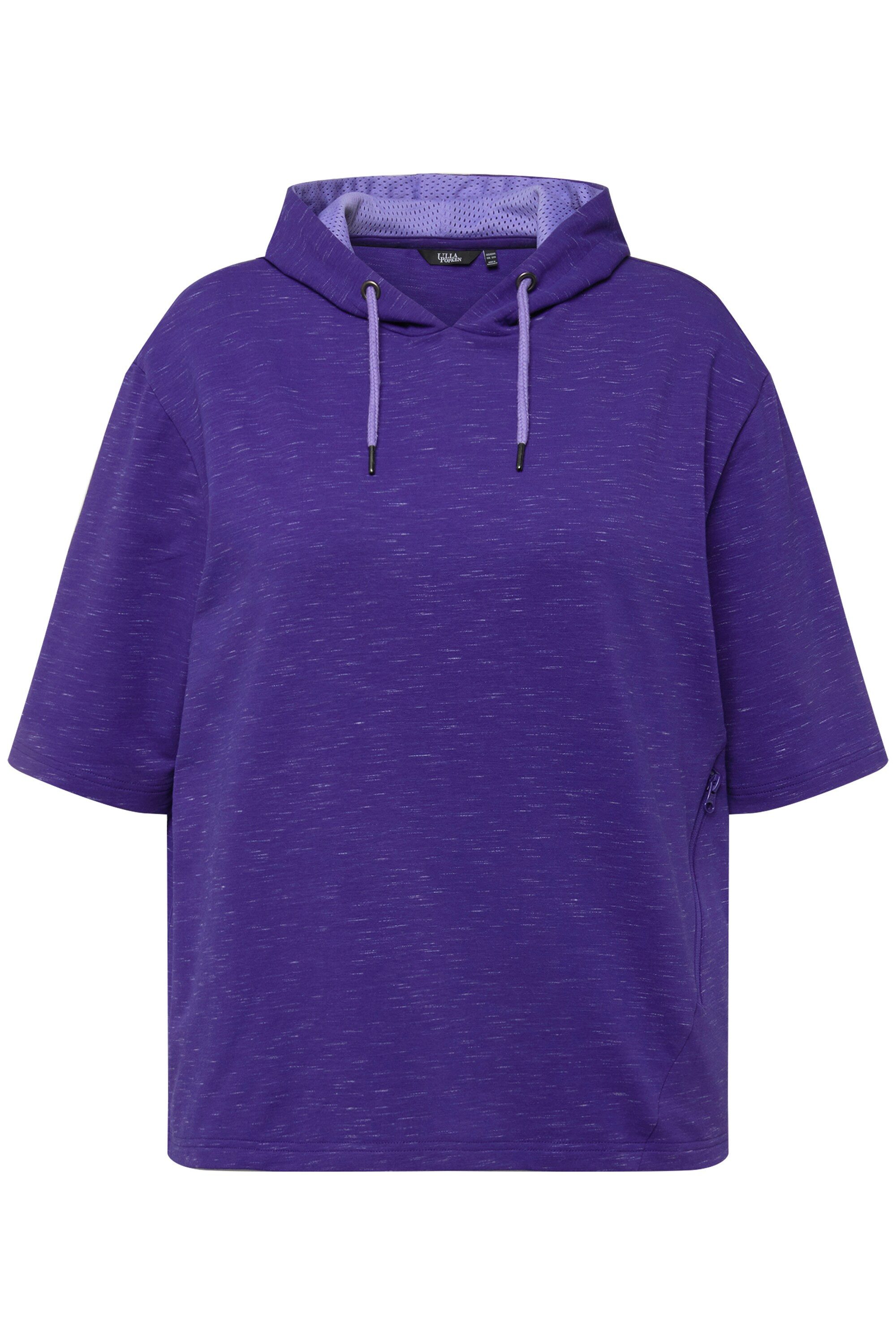 Ulla Popken Sweatshirt Sweatshirt Zipptasche Oversized günstig online kaufen