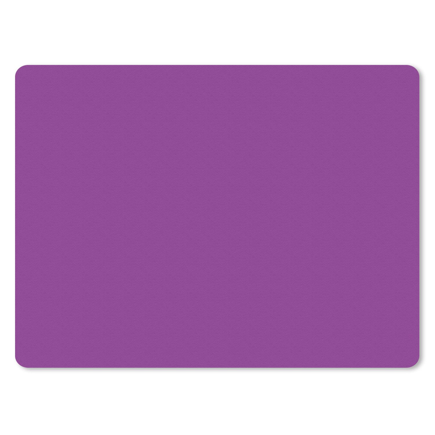MuchoWow Mauspad Lila - Farben - Unifarben (1-St), Gaming, Mousepad Klein, Büro Zubehör, Mausunterlage, 23x19 cm