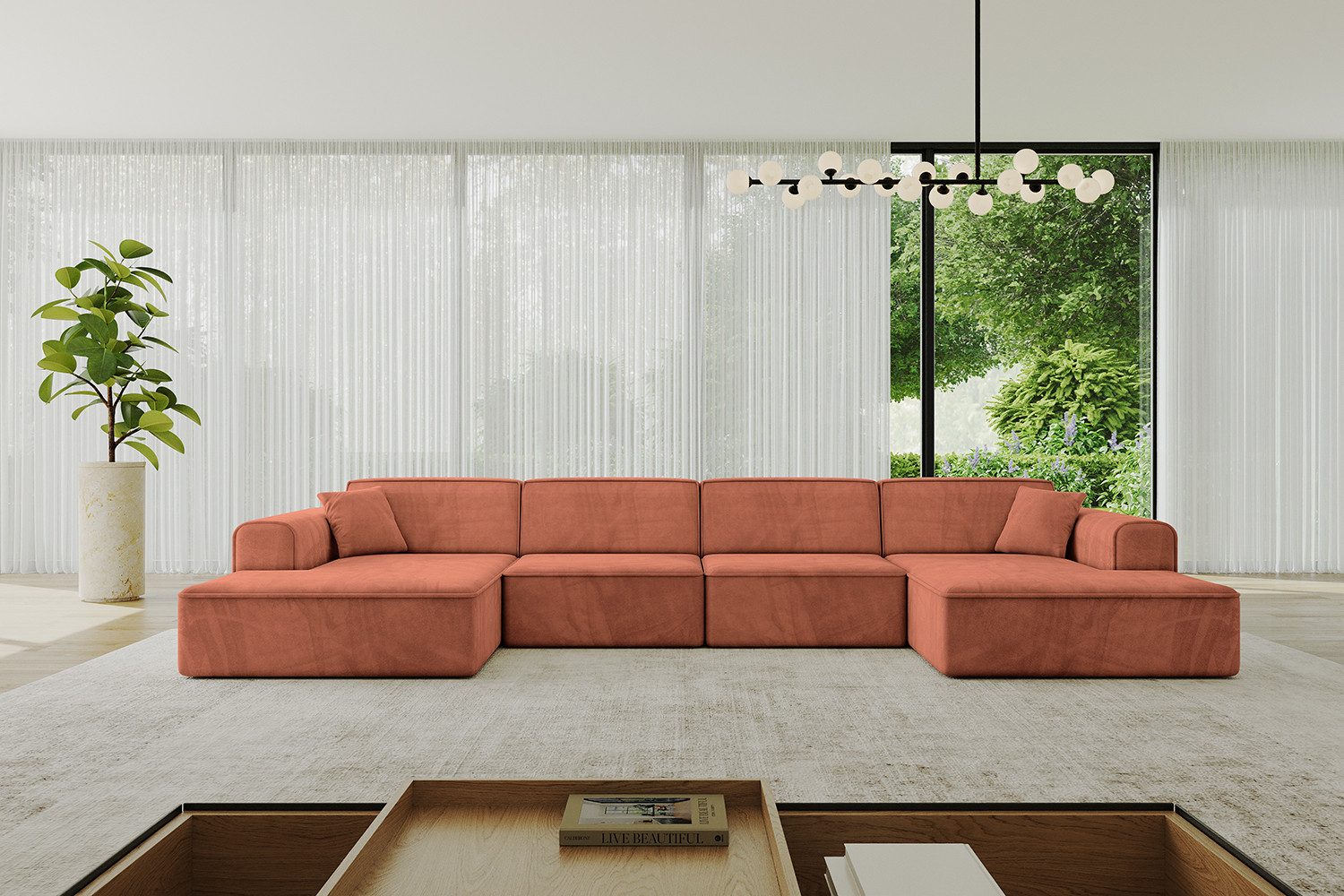 ALTDECOR Wohnlandschaft IREA-U2-v3, Sofa Praktische Bequeme günstig online kaufen
