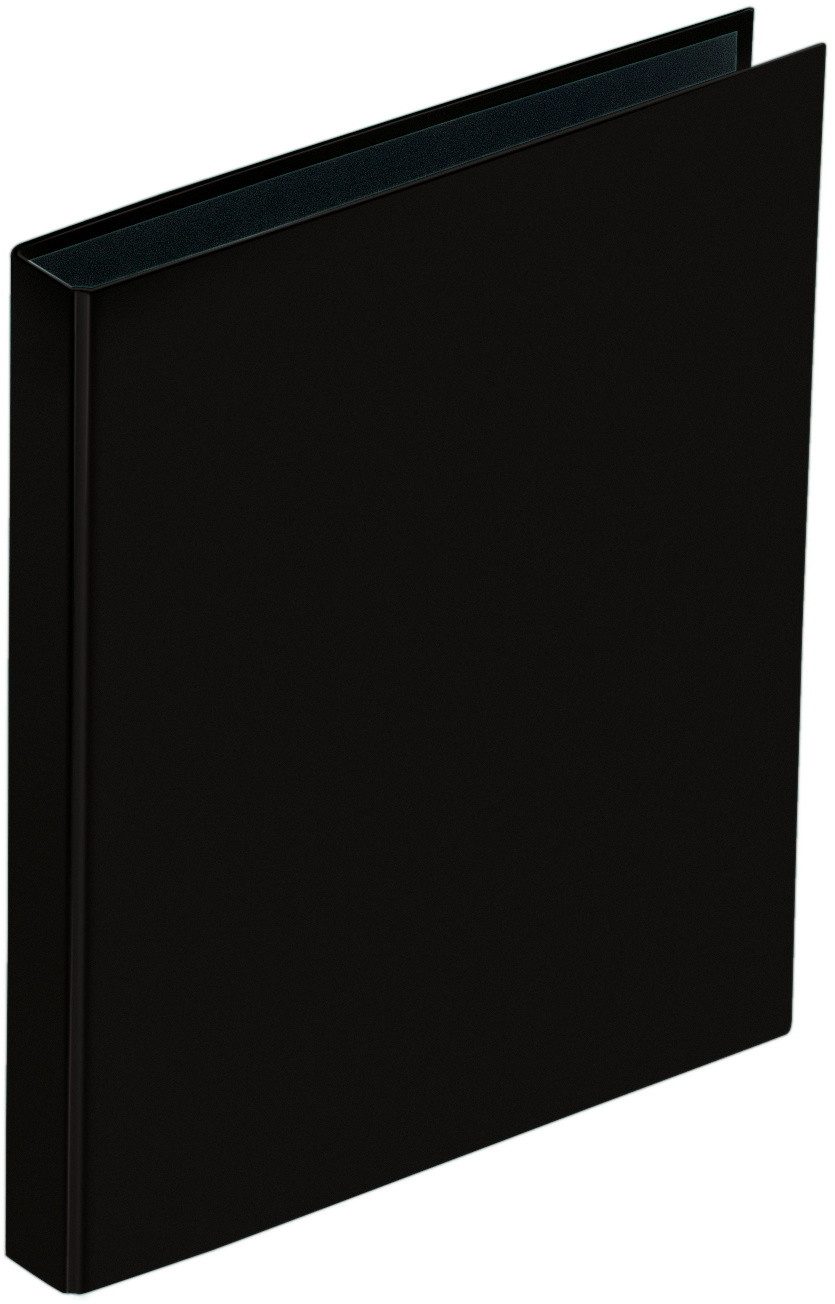Präsentationsordner Ringbuch A4 25mm 4 Ringe schwarz