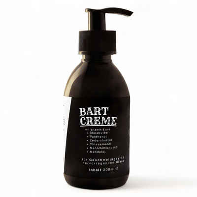 Radami Bartcreme Bartcreme Bartpflege Bart Creme mit Sheabutter und Panthenol 200ml