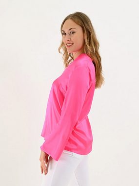 TONNO & PANNA Seidenbluse Seidenbluse Diane Neon Pink