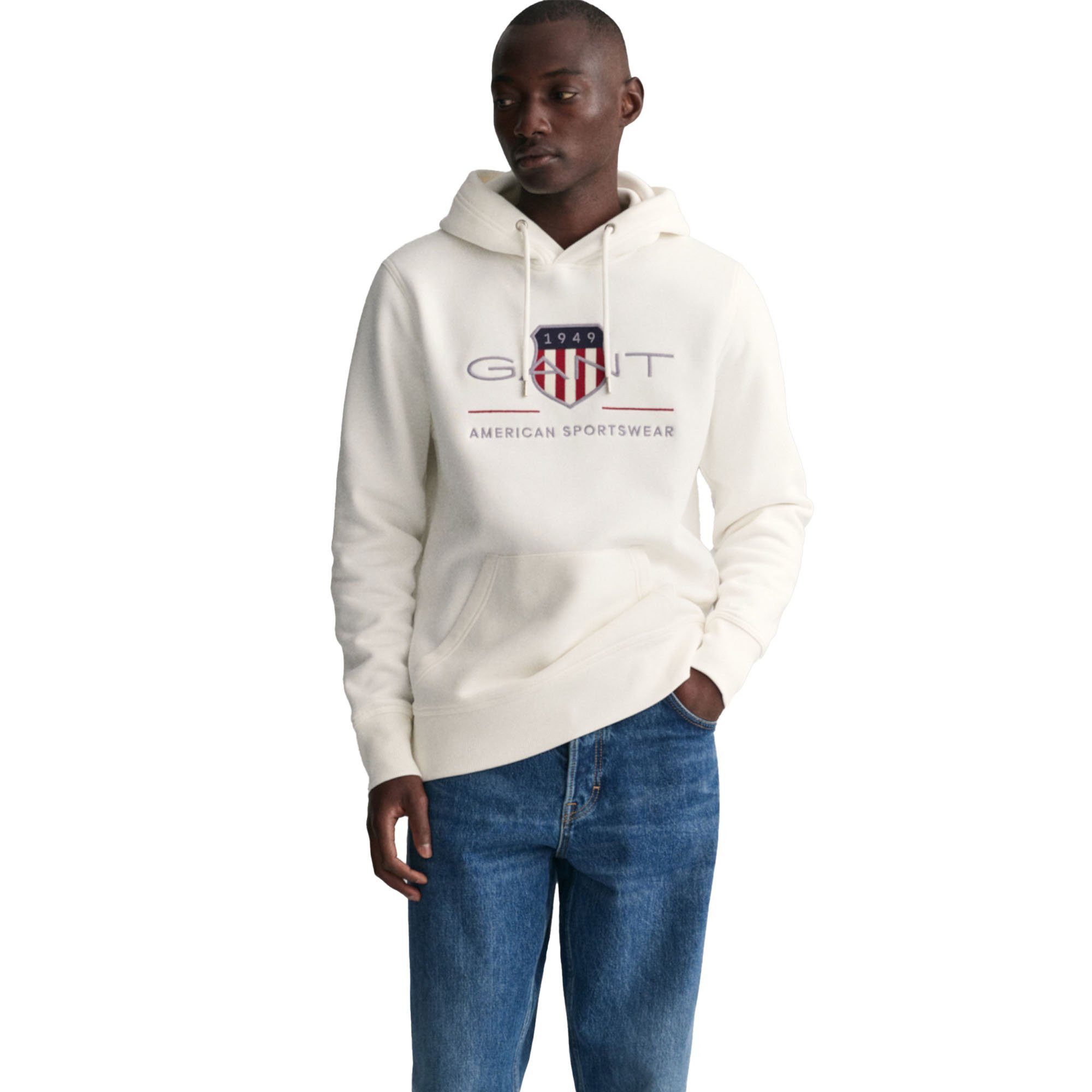 Gant Sweatshirt Herren Sweatshirt Baumwolle günstig online kaufen