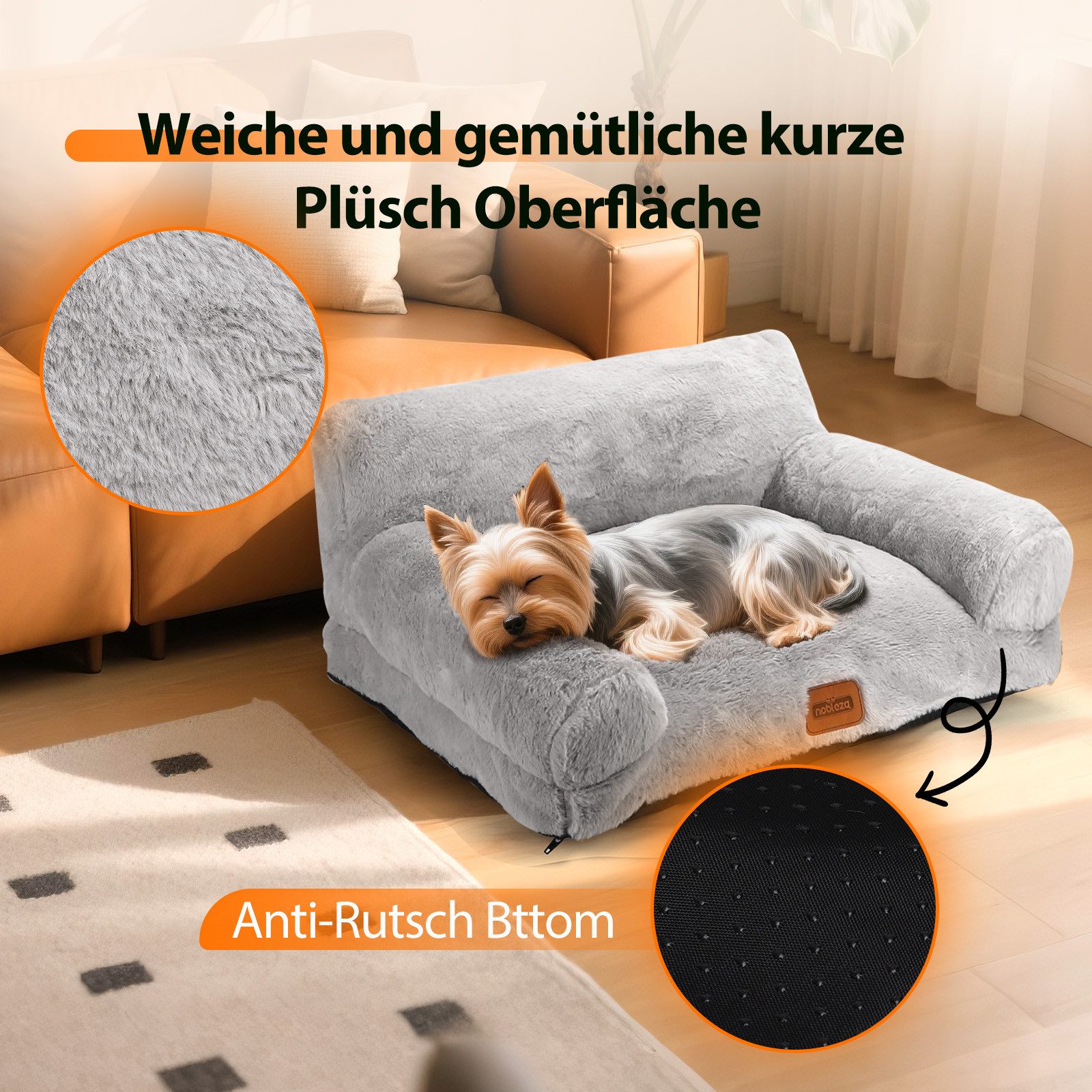 nobleza Tiersofa Katzensofa Katzenbett Flauschig Tiersofa Hundebett Kleine Hunde