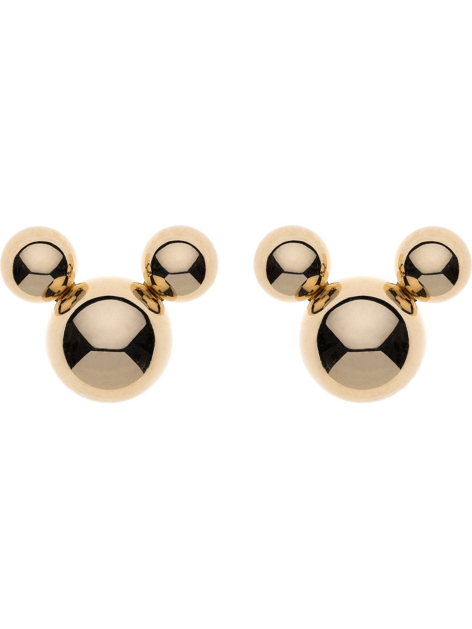DISNEY Jewelry Paar Ohrstecker Disney Damen-Ohrstecker 375er Gelbgold