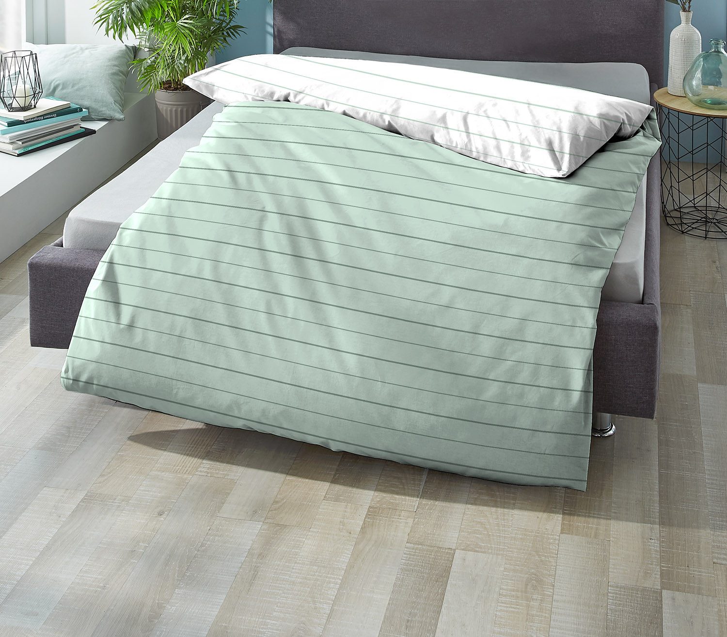 Biberna Bettwäsche biberna 0636044 Mako-Satin Bettwäsche günstig online kaufen