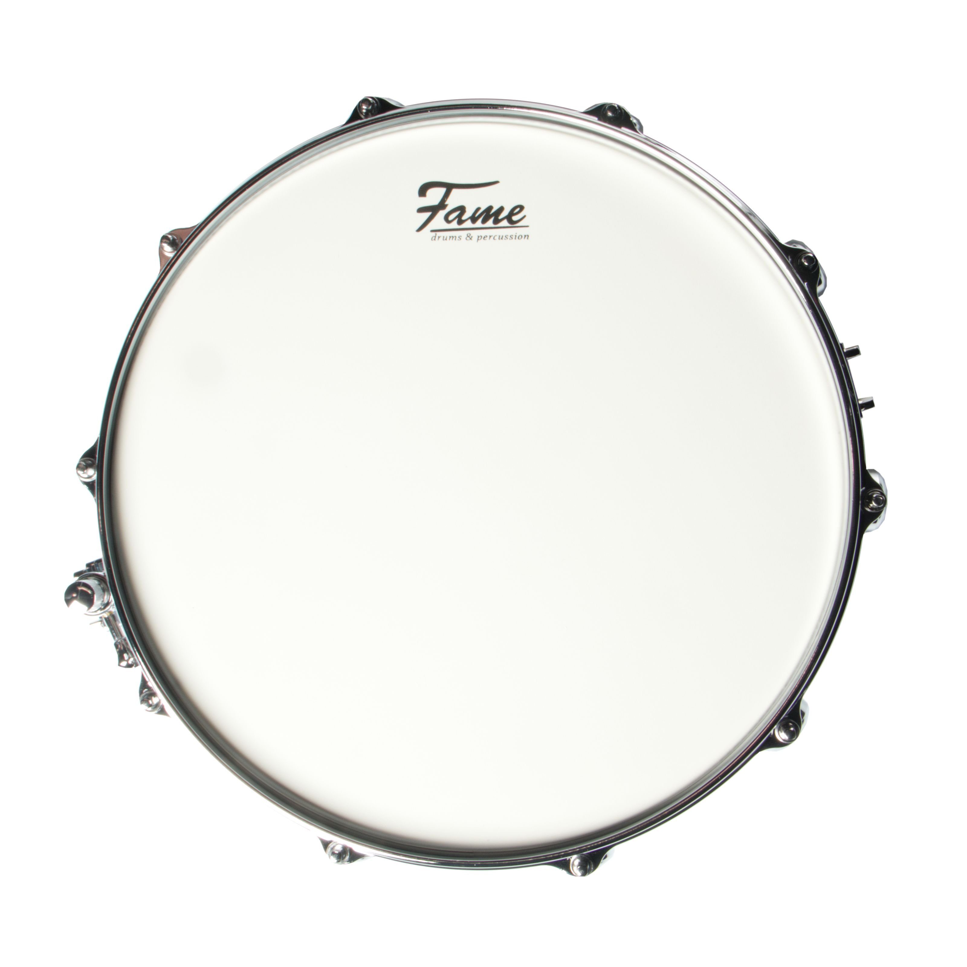 FAME Snare Drum,FSSG35 Piccolo Snare Drum 14"x3.5" Engraved Stainless