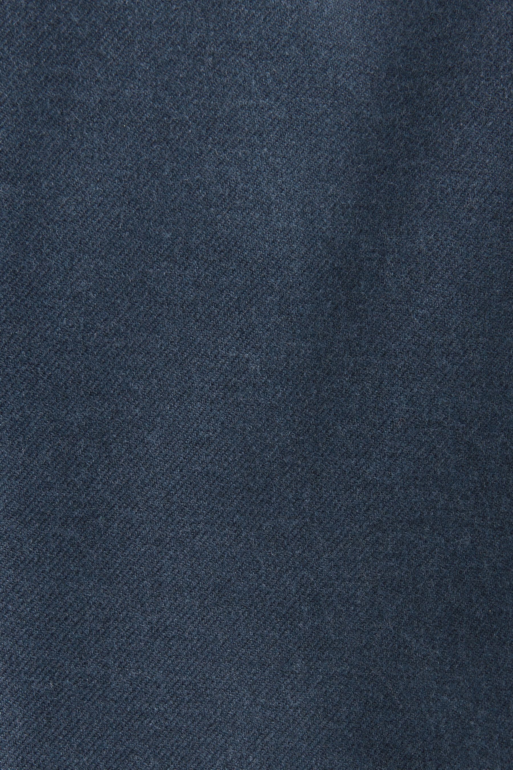 Next Anzughose Slim Fit Anzughose mit Flanellstruktur (1-tlg)