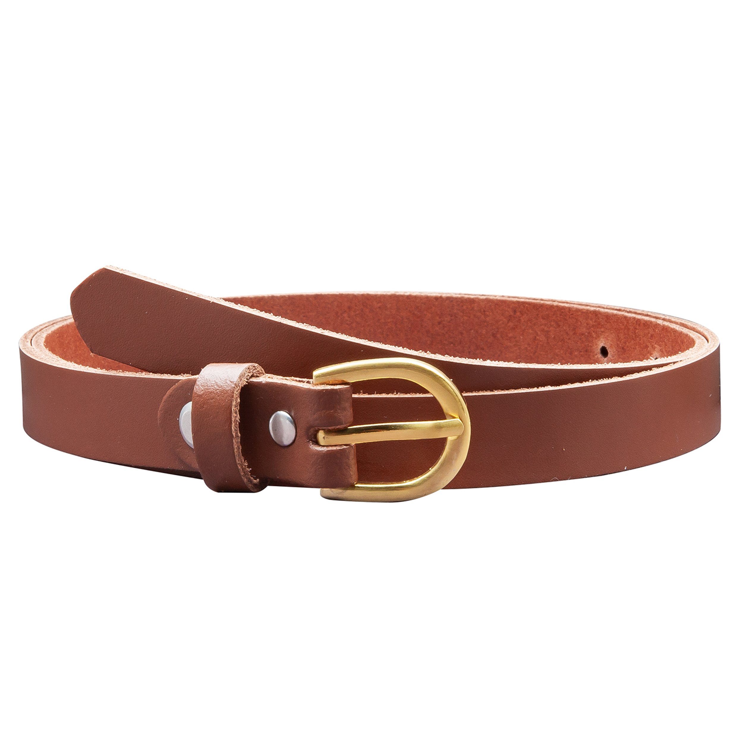 COLOGNEBELT Ledergürtel A10-SL echtes Leder, schmal, Damengürtel