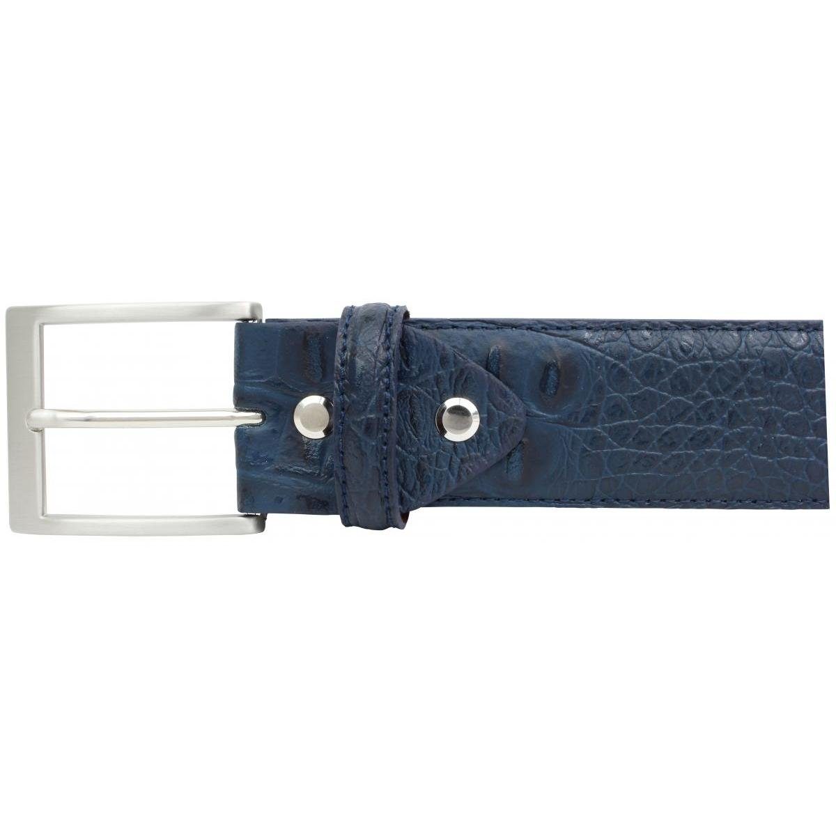 BELTINGER Ledergürtel Gürtel mit Krokoprägung 4 cm - Leder-Gürtel für Herren 40mm Kroko-Opti (1-St) – Bild 4 von 4