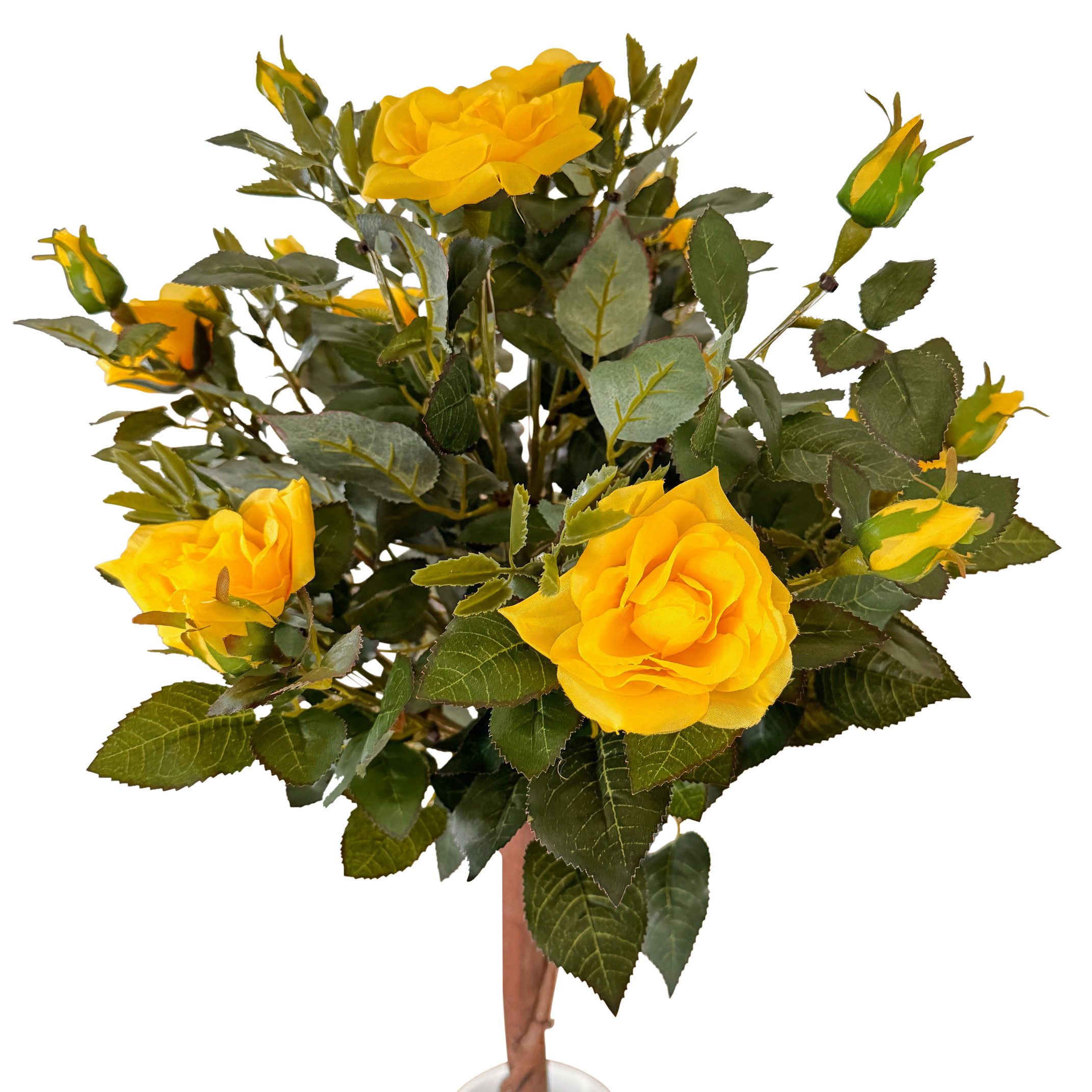 Kunstpflanze Rosenbaum mit LED-Beleuchtung - Künstliche Blumen, Pflanzen im günstig online kaufen