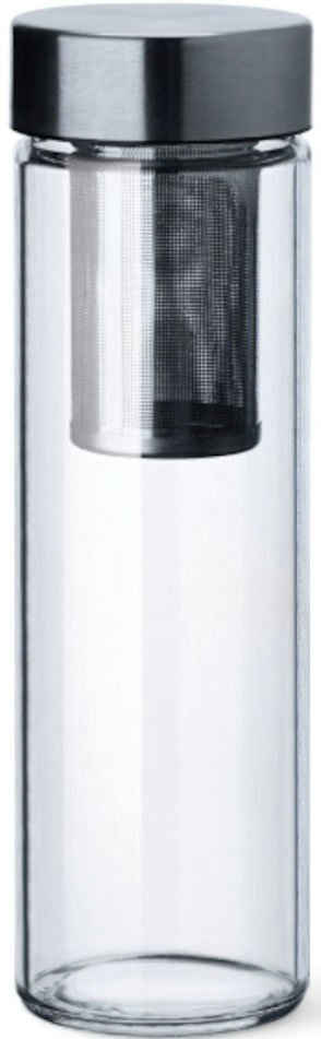 SIMAX Trinkflasche, 0,5 l mit Sieb, Edelstahldeckel