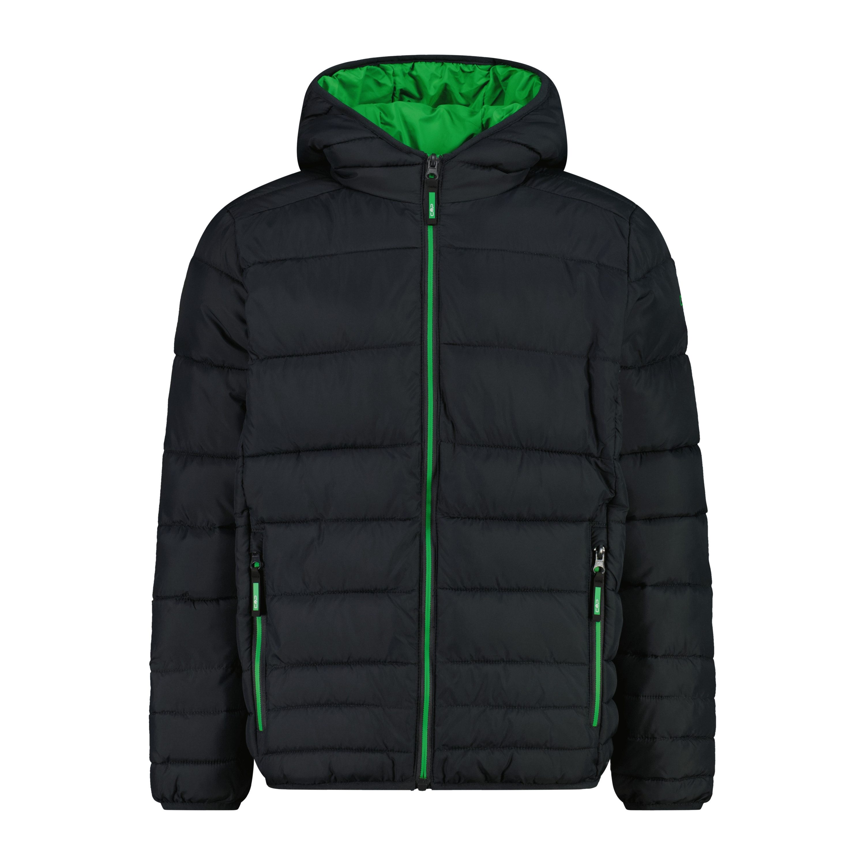 CMP Anorak KID JACKET FIX HOOD ANTRACITE-DEEP MINT