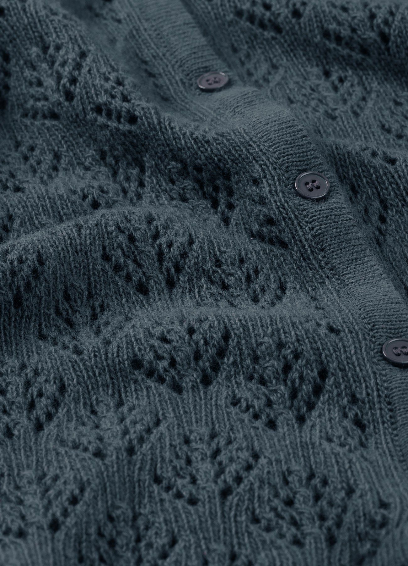Heidekönigin Ajourstrickjacke Strickjacke Ajour -GOTS mit günstig online kaufen