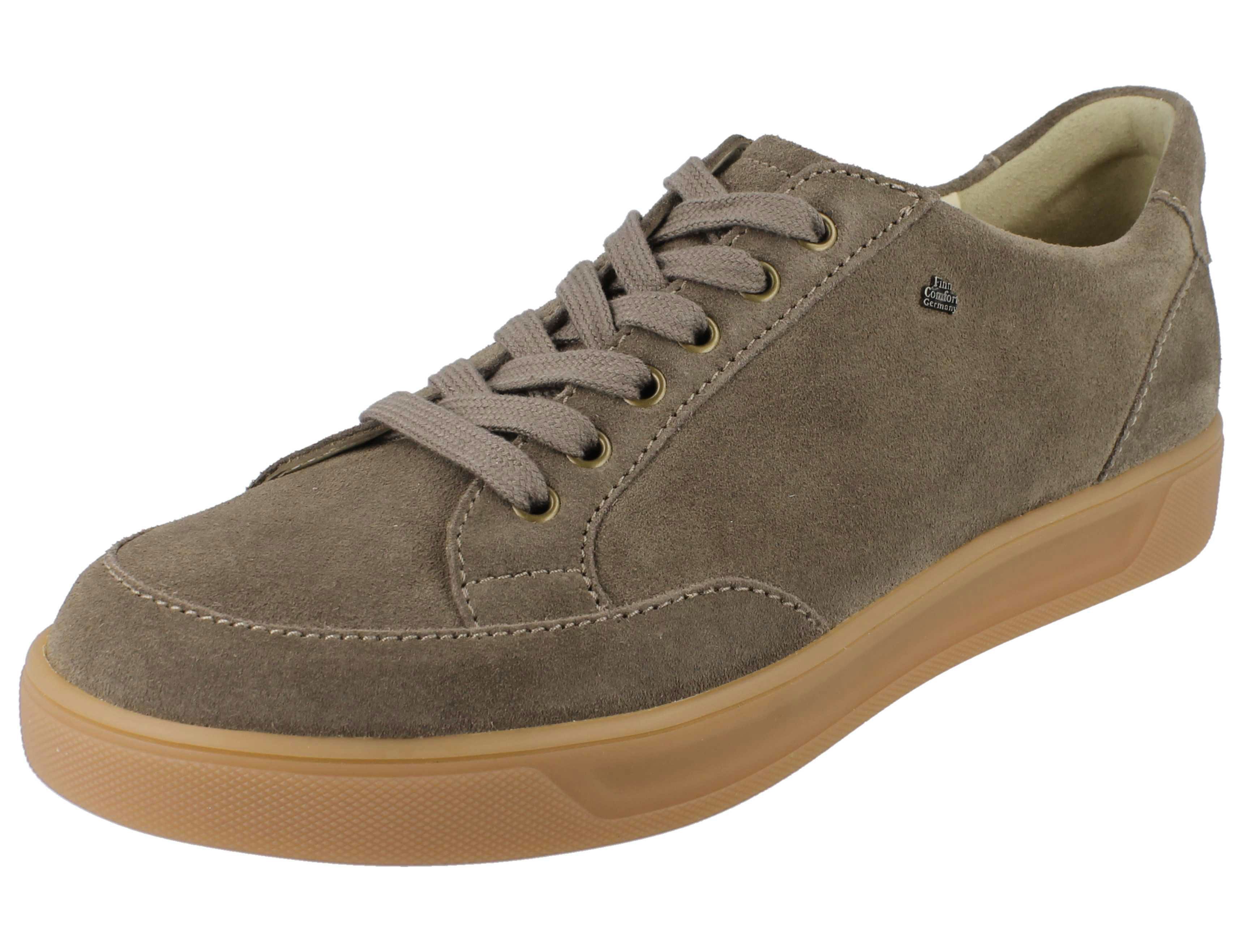 Finn Comfort FINN COMFORT Motril Herren Halbschuhe braun Veloursleder - Größe: UK Sandale Wechselfußbett