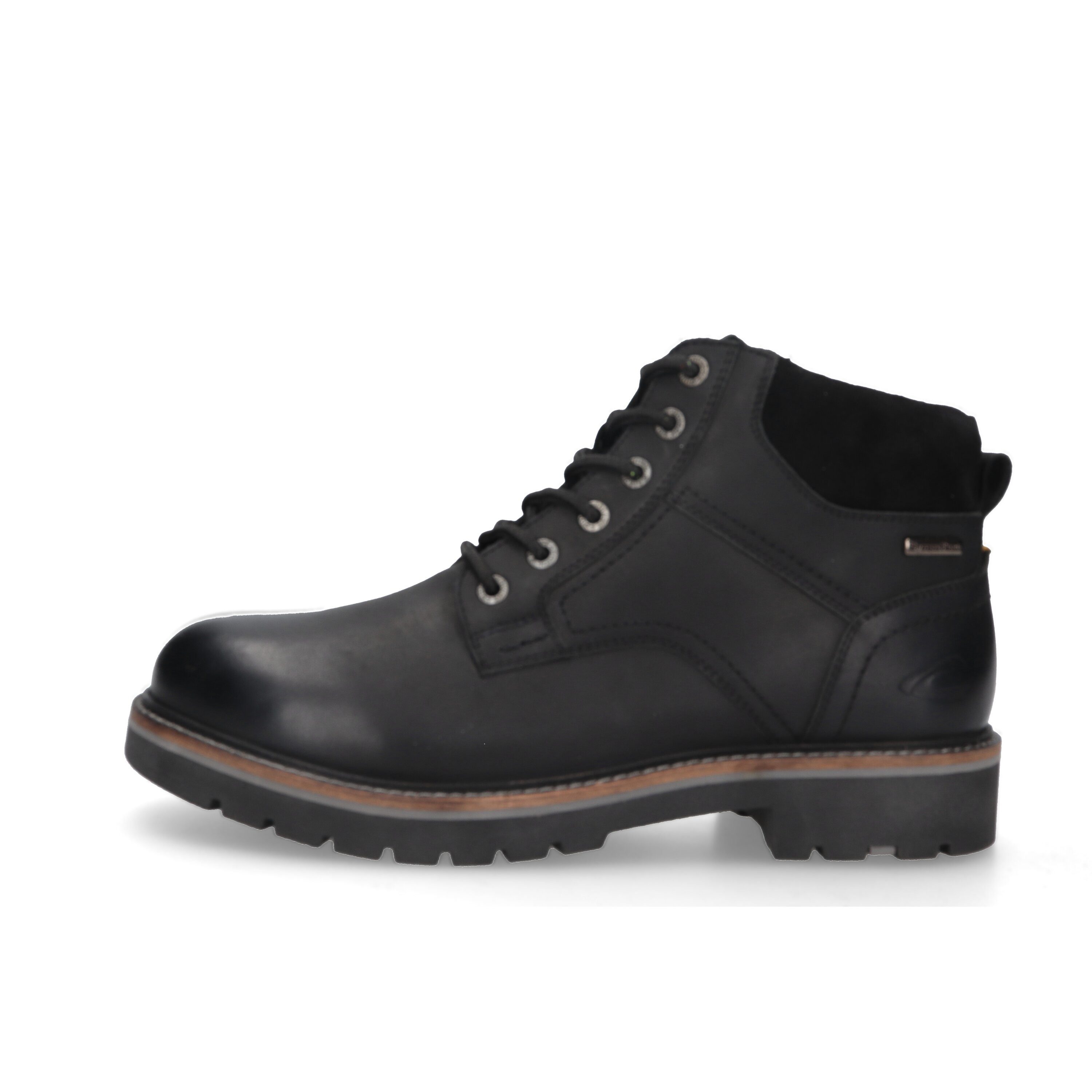 camel active Boots crazy horse SCHWARZ Schnürboots