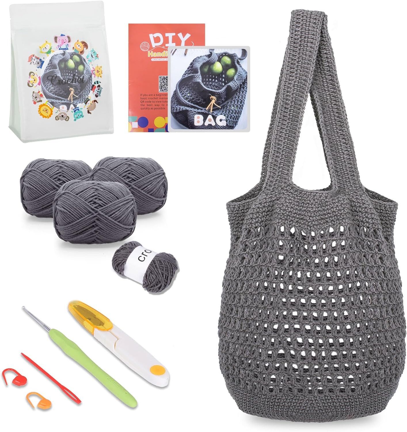 Handtasche Häkelset für Anfänger