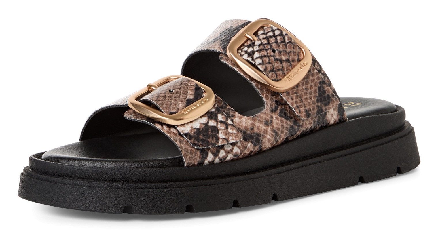 Tamaris Pantolette, Keilabsatz, Sommerschuh, Schlupfschuh, verstellbare Sch günstig online kaufen