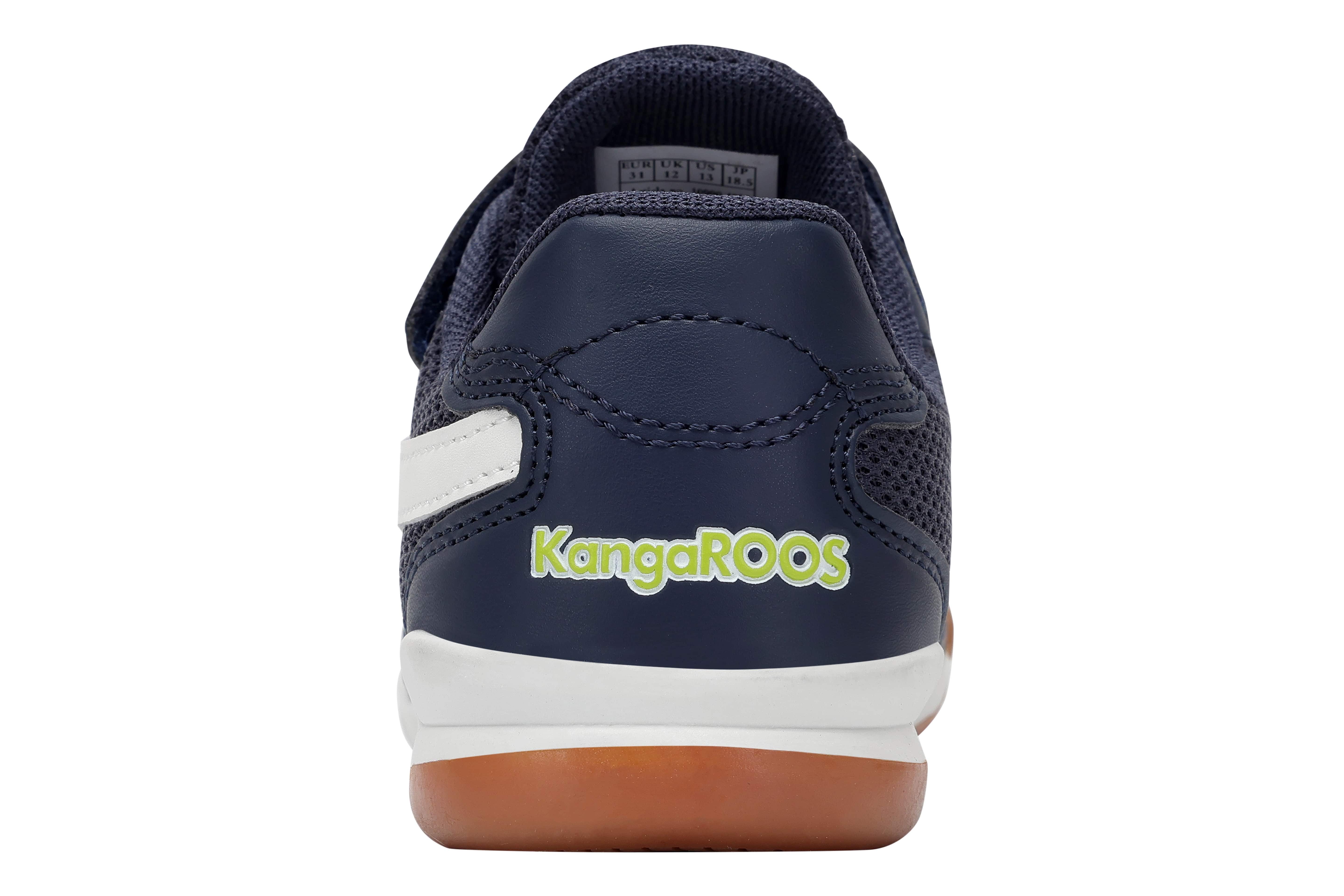 KangaROOS K-BRACEYARD EV Indoorschuh Hallenschuh für Kinder und Jugendliche, mit Klettverschluss