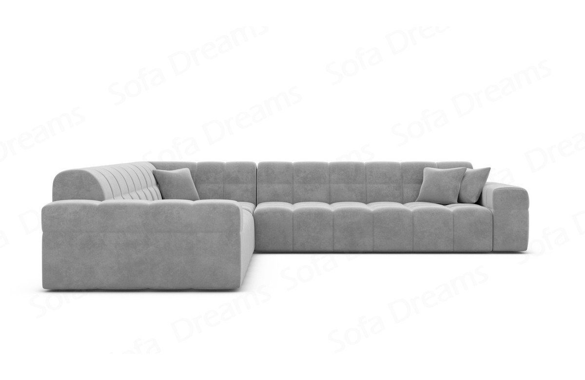 Dreams L Ibiza Samtsofa Form Polsterecksofa Sofa Luxus Eckcouch Stoff Modern Sofa Ecksofa