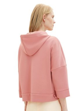 TOM TAILOR Kapuzensweatjacke 7/8 Arm Sweatjacke