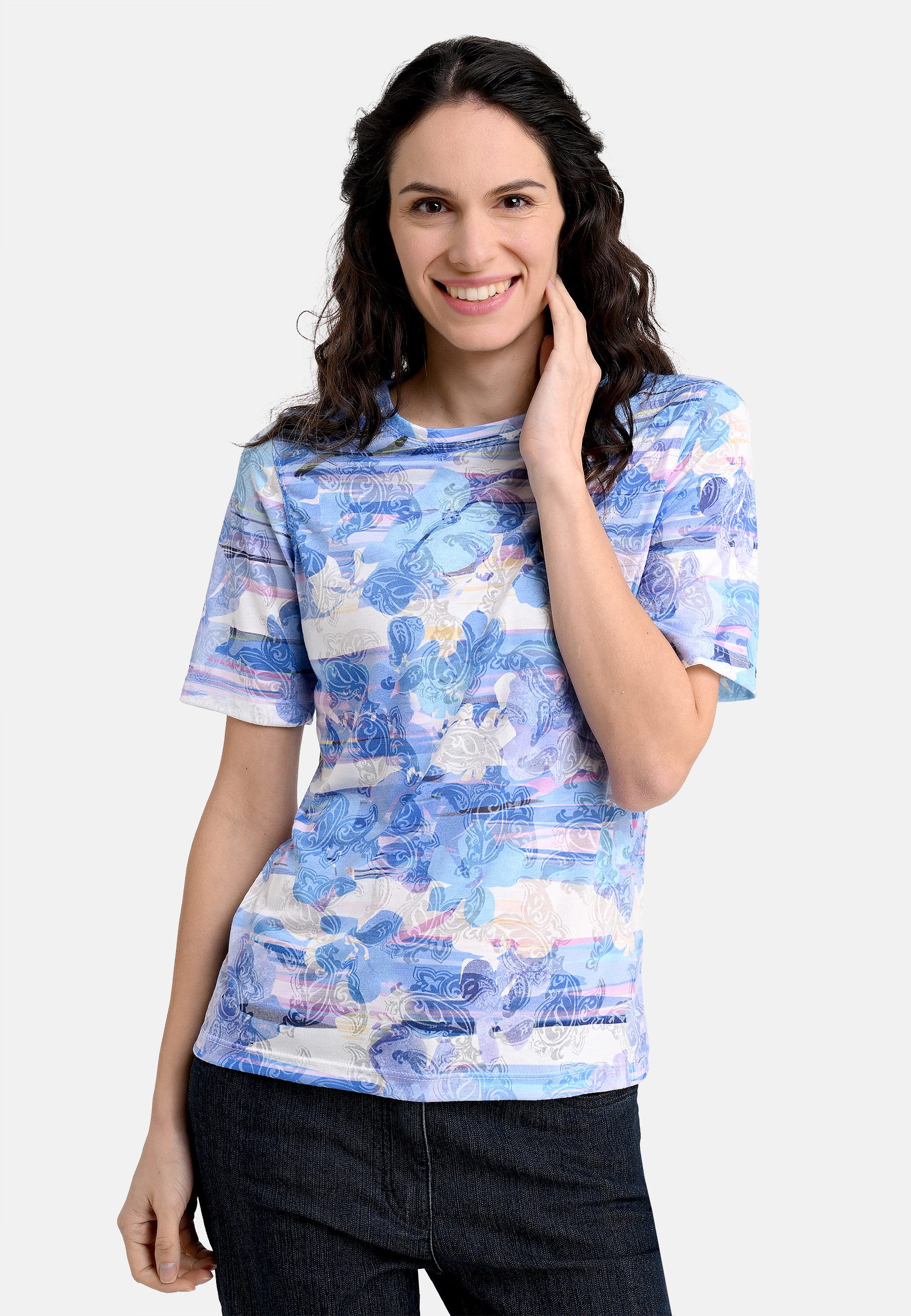 BICALLA T-Shirt Shirt mit Ornamenten und günstig online kaufen