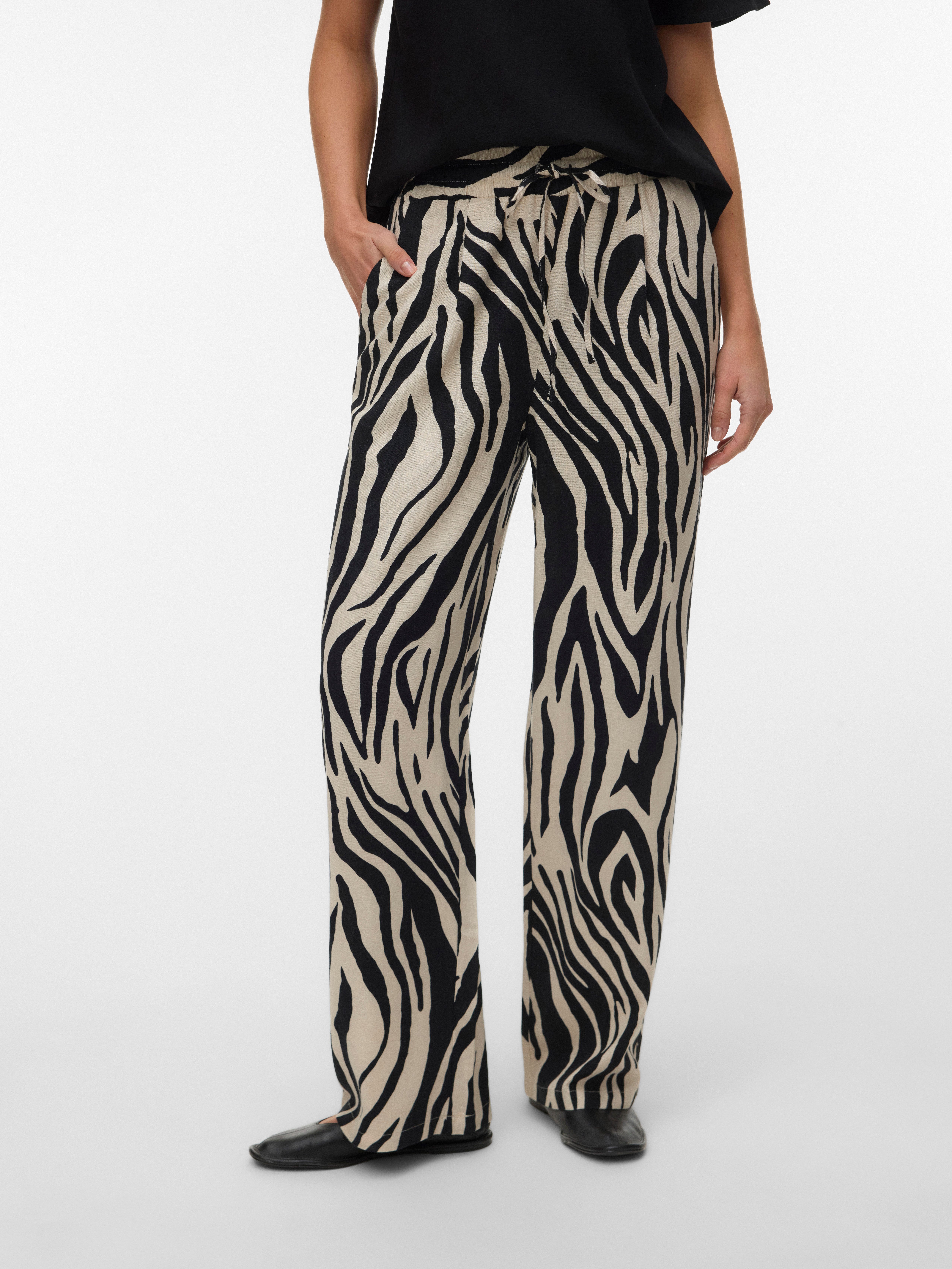 Vero Moda Schlupfhose VMJESMILO HW WIDE PANTS WVN NOOS mit Seitentaschen günstig online kaufen