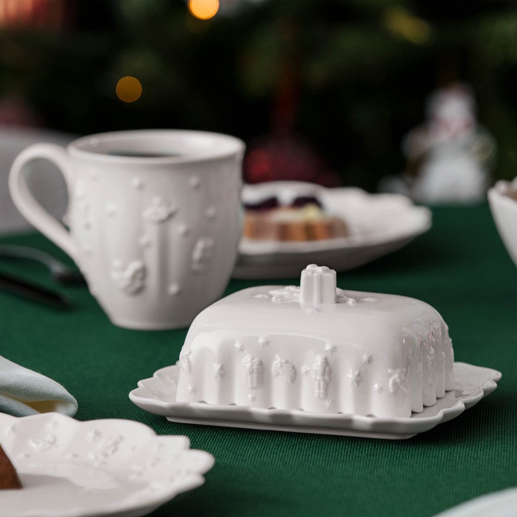 Villeroy & Boch Butterdose Toy's Delight Royal Classic Butterdose, Porzellan, (1-tlg), Premium Porcelain, 1 Stck, mikrow.- & spülm.sicher