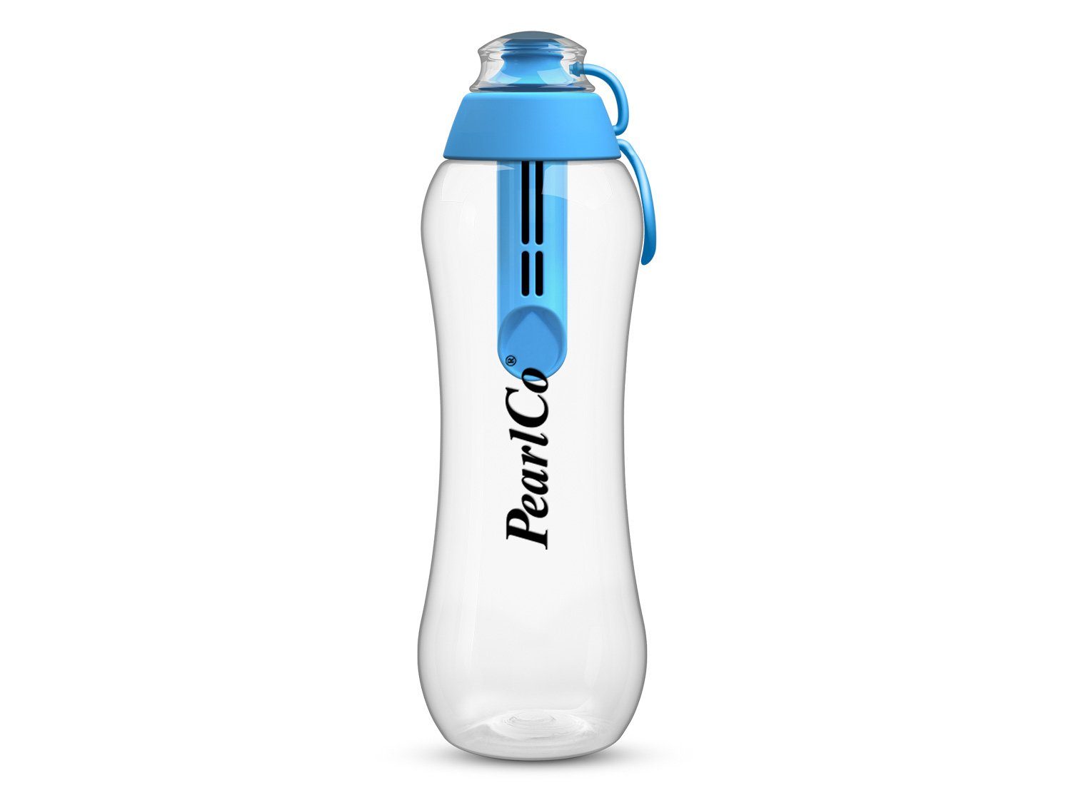 PearlCo Trinkflasche PearlCo Trinkflasche Mit Filter 0,5 Liter blau