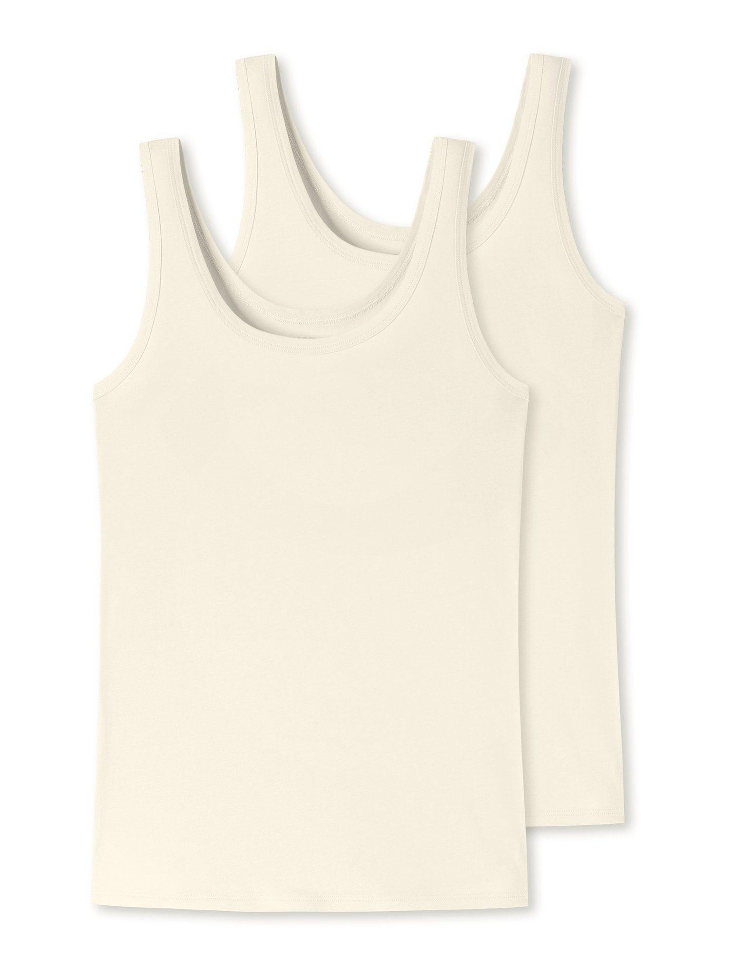 Trägertop 2-Pack 'Einfarbig & Soft'