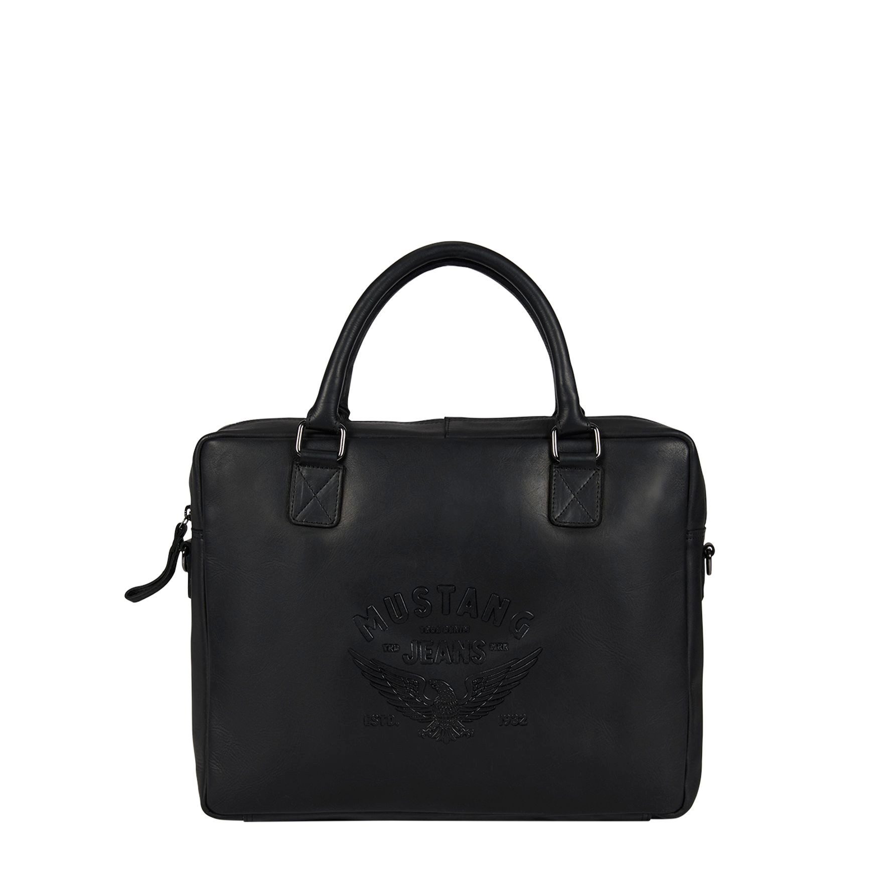 MUSTANG Dokumententasche Valencia, Men Businesstasche, Reisetasche mit auffälliger Logoprägung