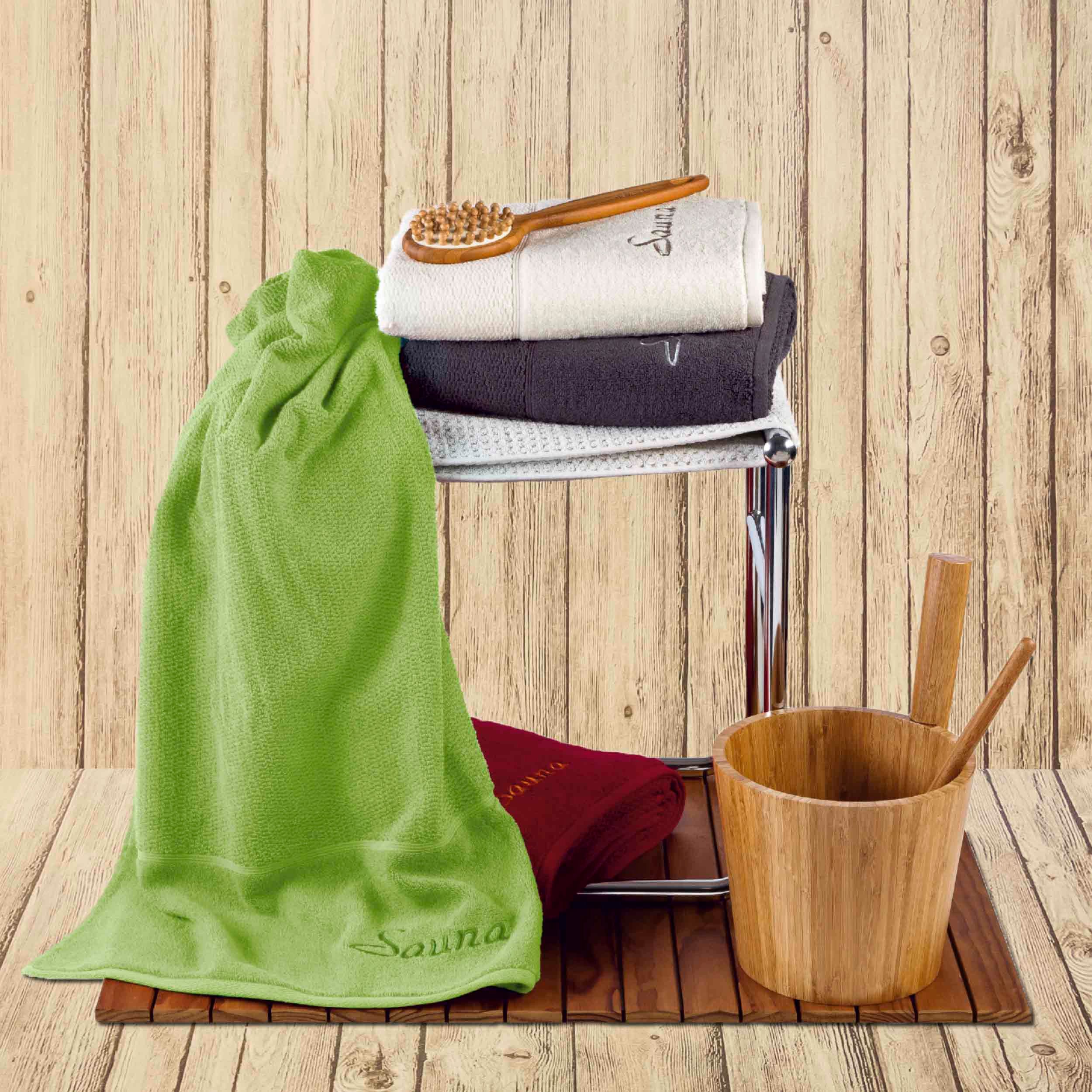 Möve for frottana Saunatuch, Walkfrottier (Set, 2-St)
