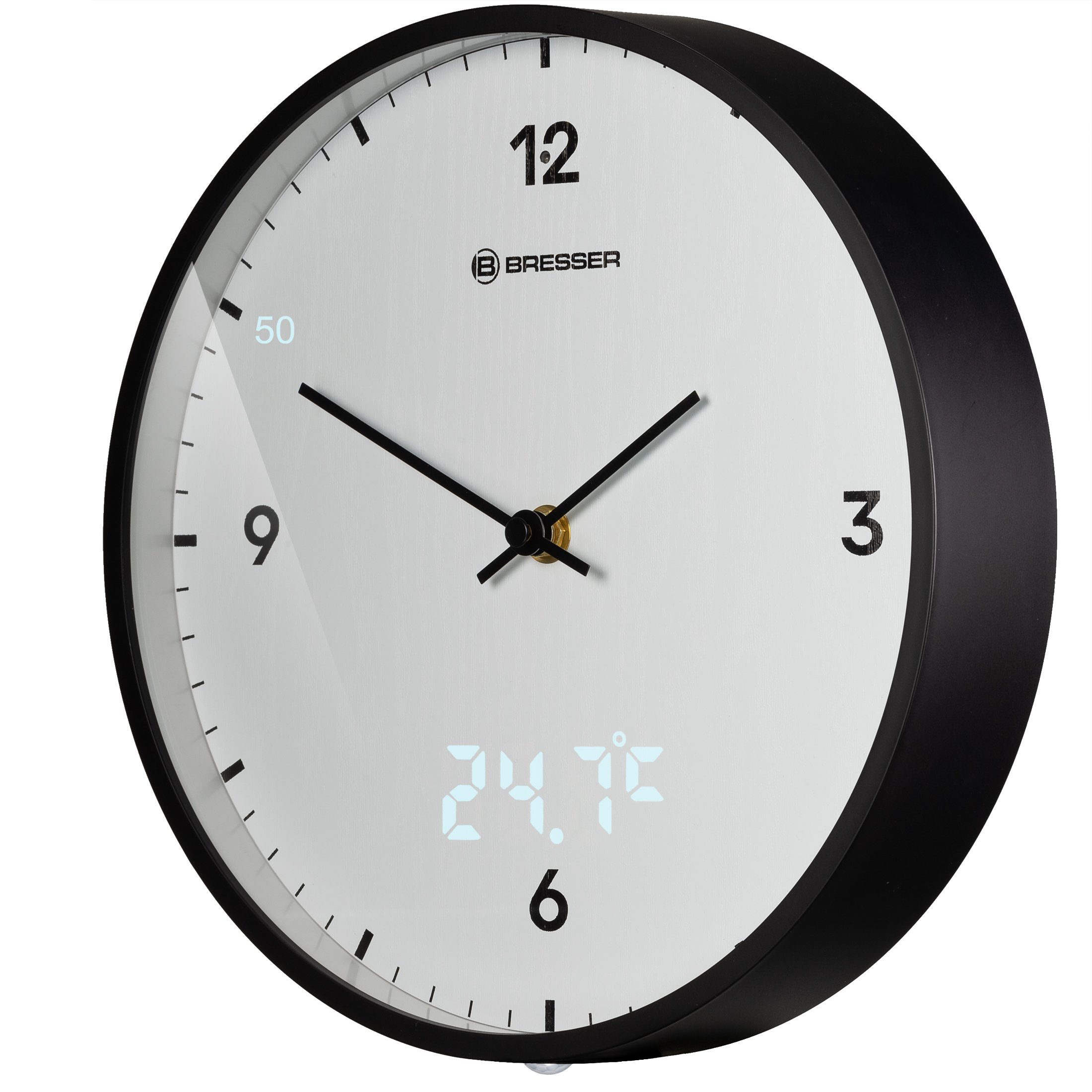 BRESSER Wanduhr MyTime LEDsec Wanduhr 24 günstig online kaufen