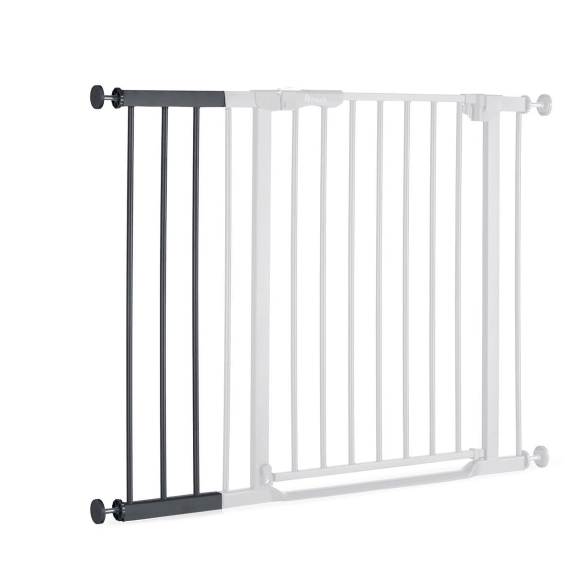 Hauck Türschutzgitter Safety Gate Extensions - Dark Grey, Verlängerung für günstig online kaufen