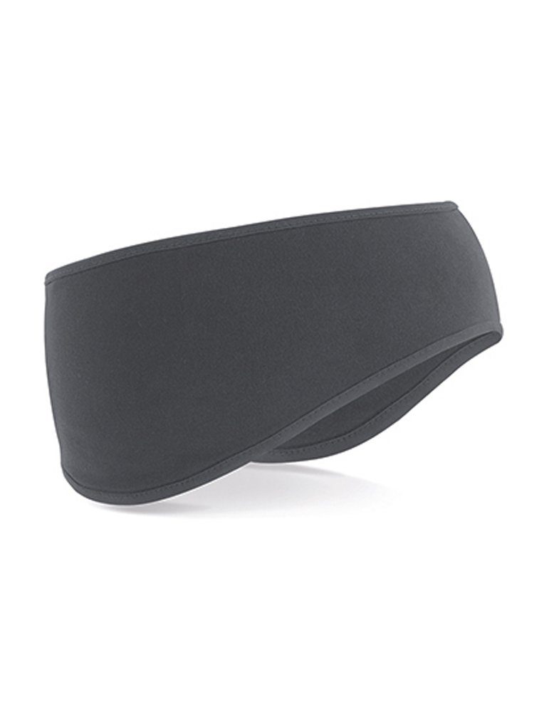 Headband Winddicht, Design Softshell Sport Grey Graphite Softshell-Material Goodman Stirnband Atmungsaktives Tech Stirnband