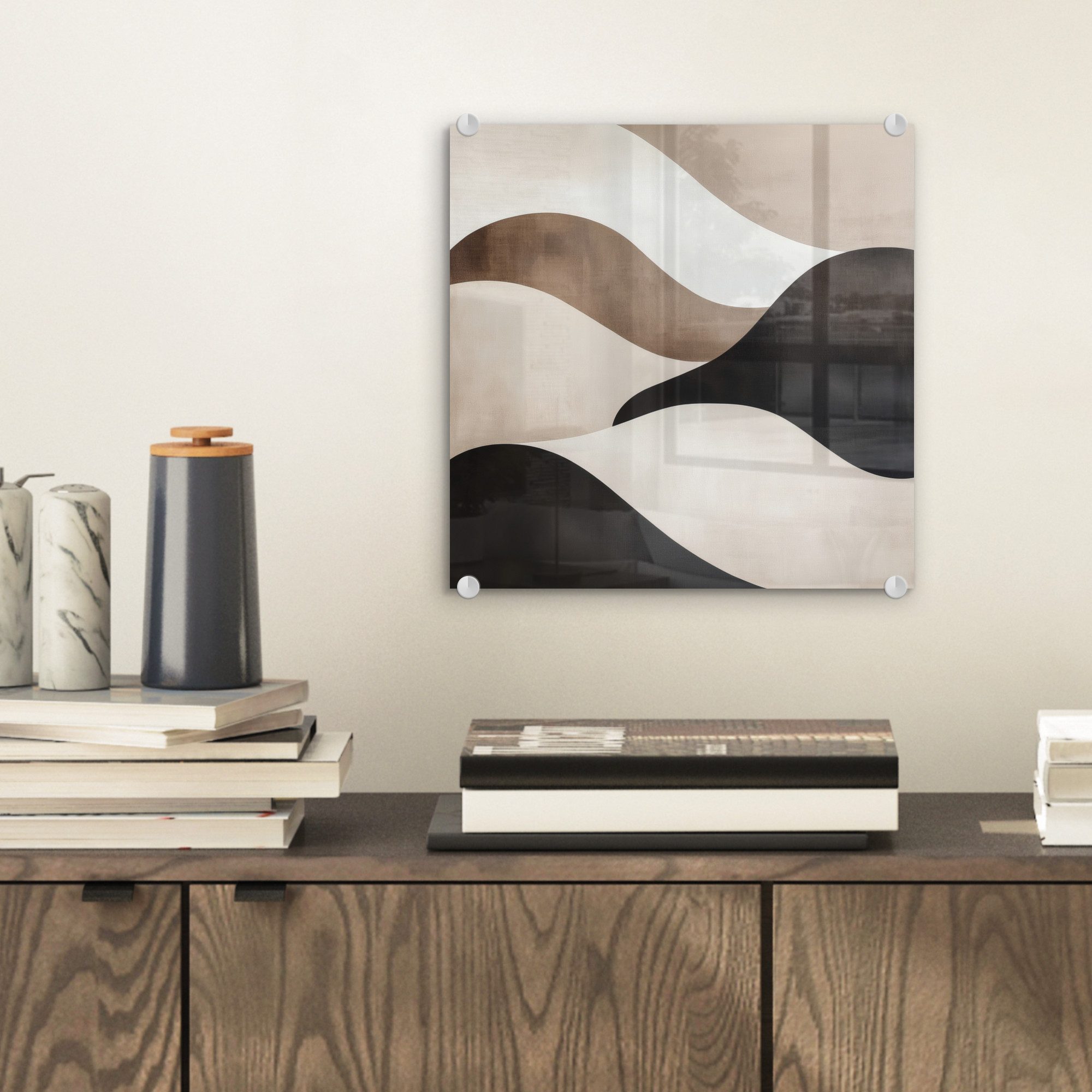 MuchoWow Acrylglasbild Wellen - Abstrakt - günstig online kaufen
