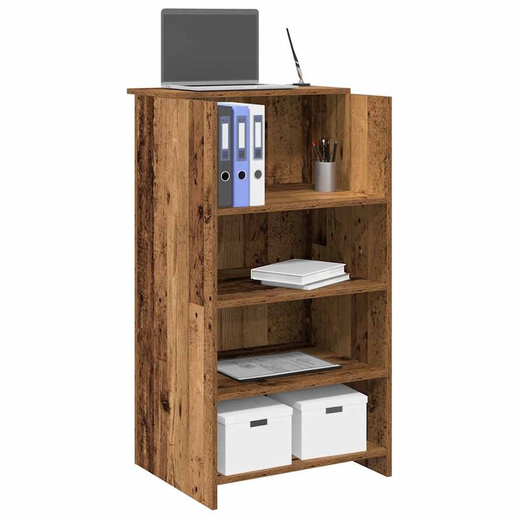 vidaXL Schreibtisch Empfangstheke Altholz-Optik 55x50x103,5 cm Holzwerkstoff