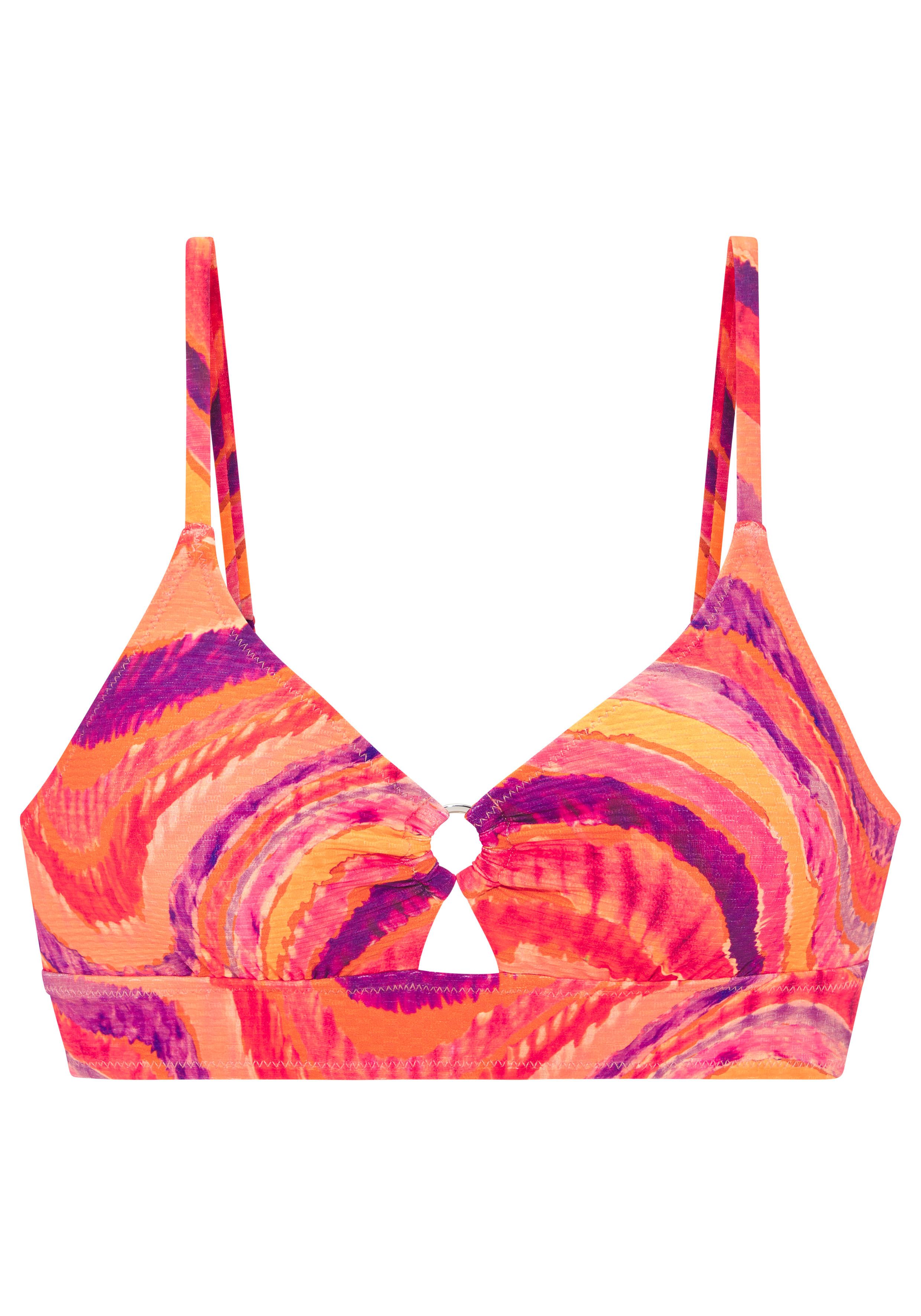 Bruno Banani Triangel-Bikini-Top Kira, Mit Zierring zwischen den Cups