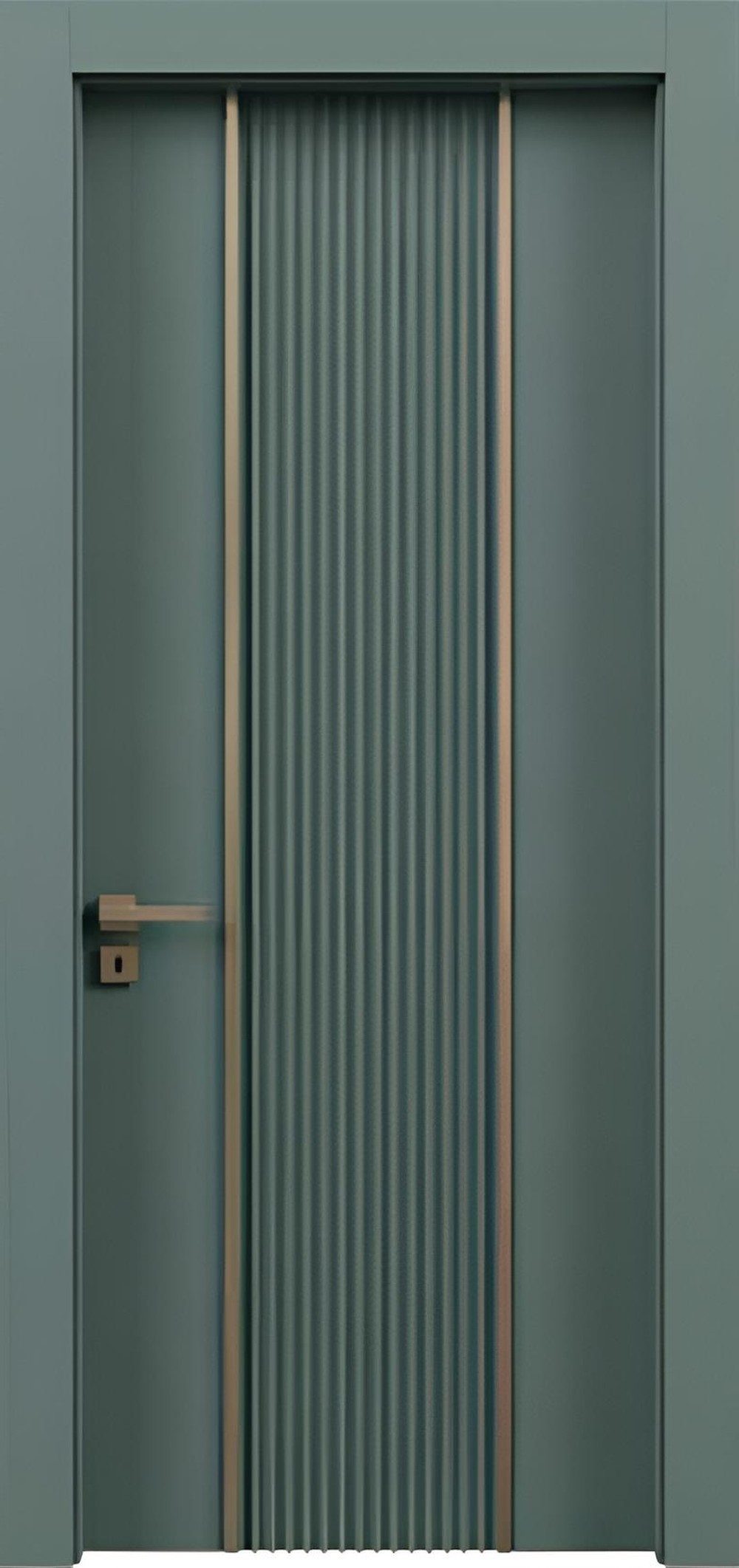 Xlmoebel Zimmertür Grüne Designer Innentür - Edle Sicherheitstür für Ihr Zuhause, Made in Europa