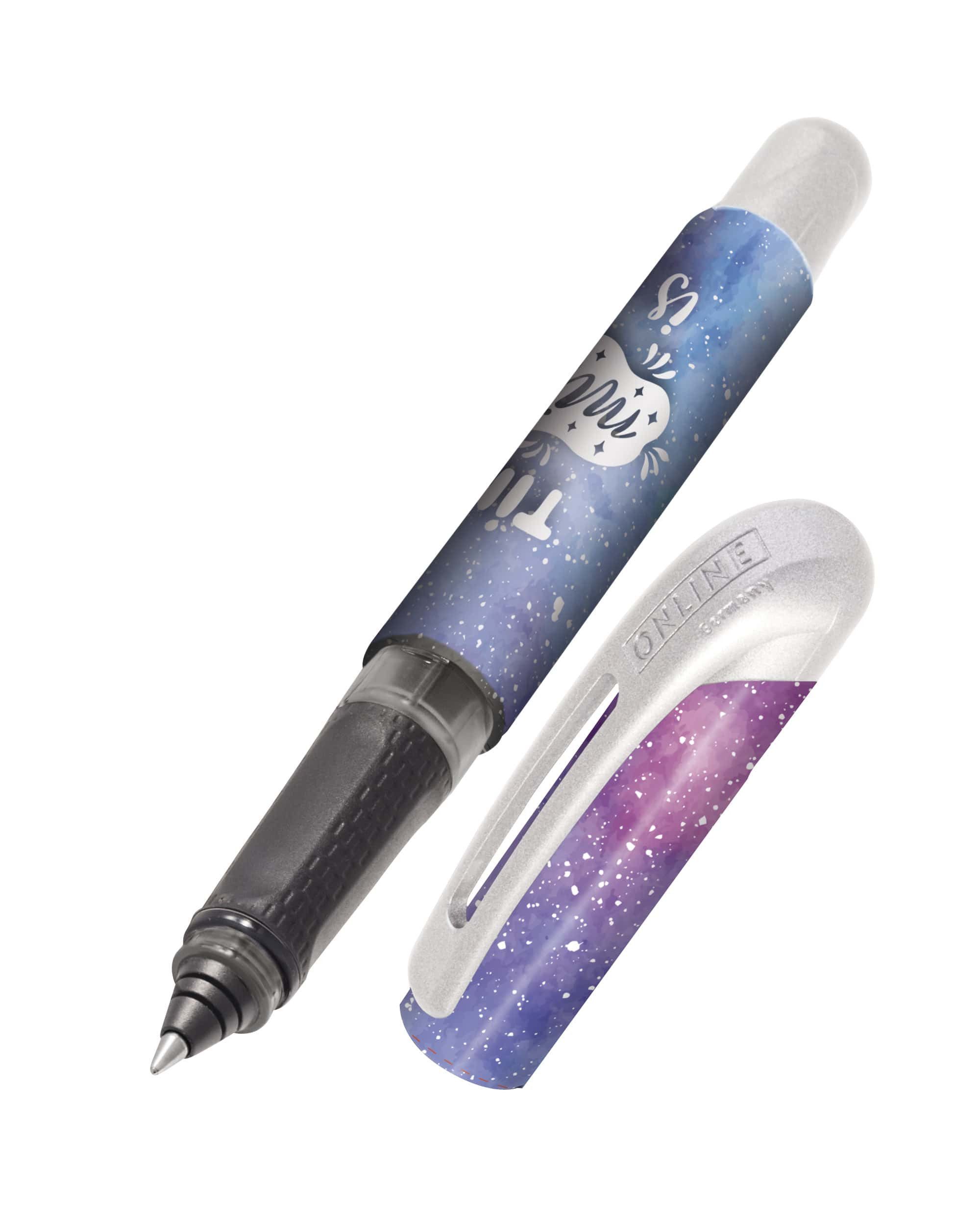 Online Pen Tintenroller College Tintenpatronen-Rollerball, ergonomisch, ideal für die Schule, hergestellt in Deutschland