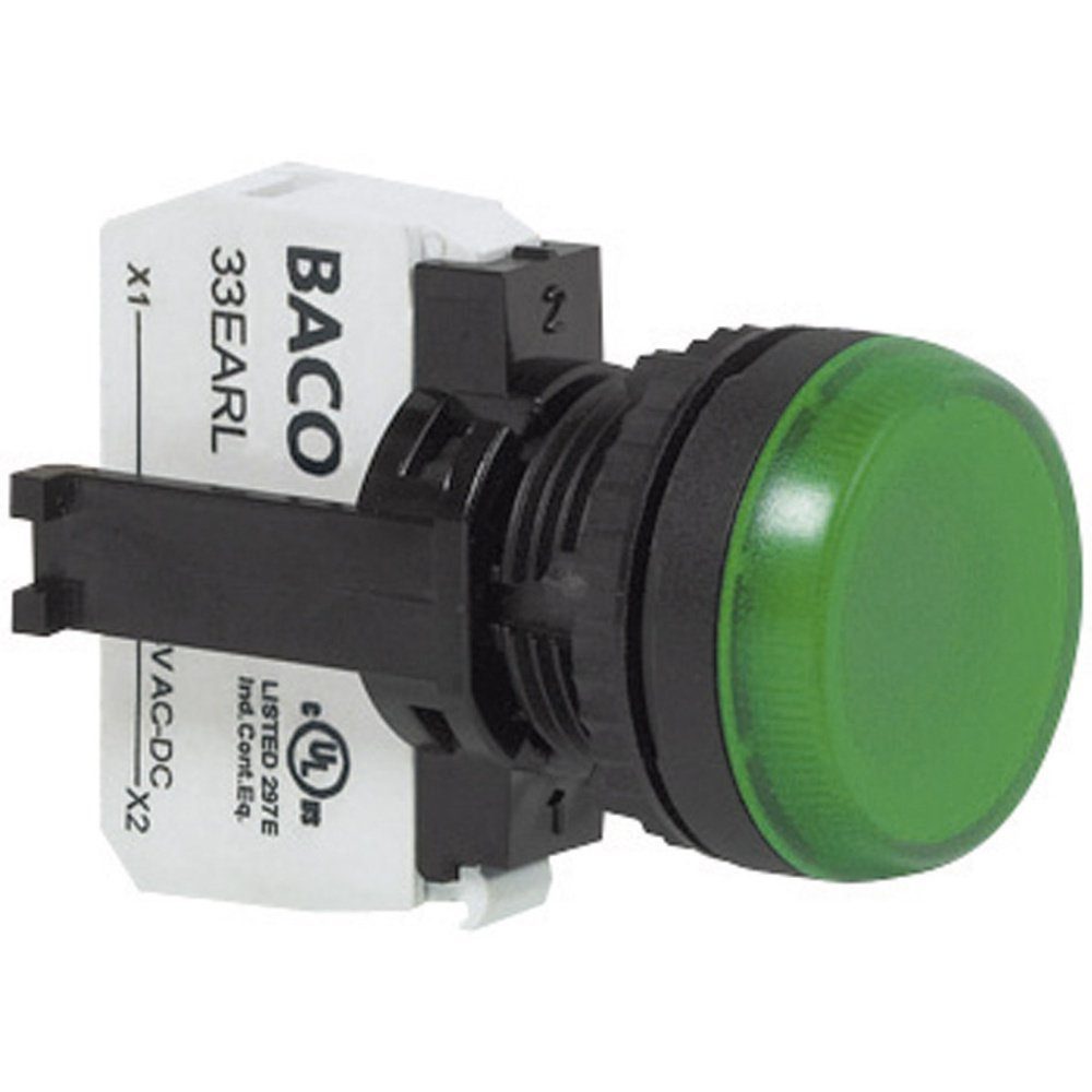 BACO Sensor BACO L20SE20H Meldeleuchte mit LED-Element Grün 230 V/AC 1 St., (L20SE20H)