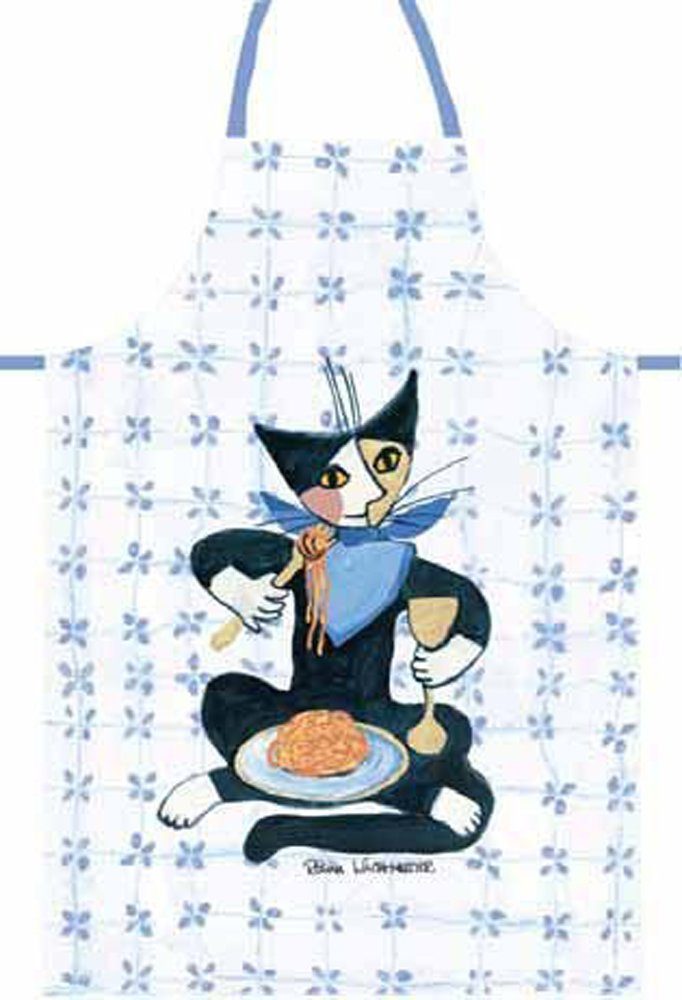 Rosina Wachtmeister Kochschürze Buon Appetito, (Set, 1-tlg., 1-teilig), mit verstellbarem Nackenband ca.65x90 cm 100% Baumwolle