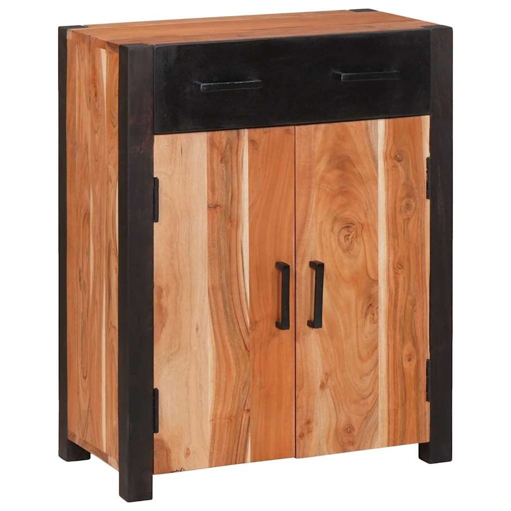 vidaXL Sideboard 55 x 30 x 75 cm Sideboard aus massivem Akazienholz 55x30x75 cm rustika