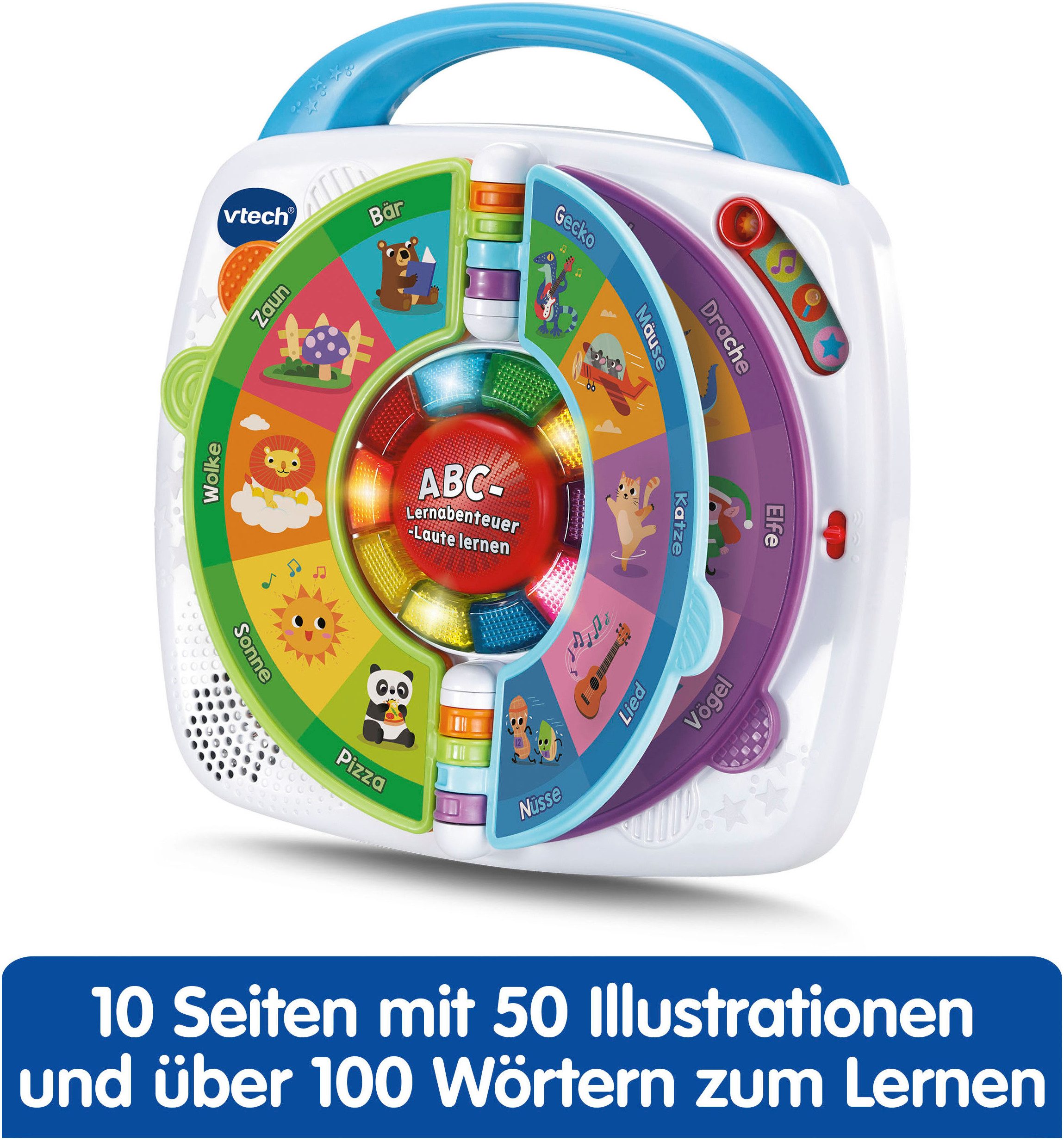 Vtech® Lernspielzeug ABC-Lernabenteuer - Laute lernen, mit Licht- und Soundeffekt