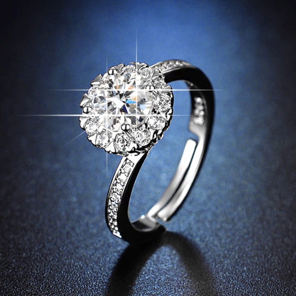 The Beauty House Fingerring Verlobungsring silberfarbiger günstig online kaufen