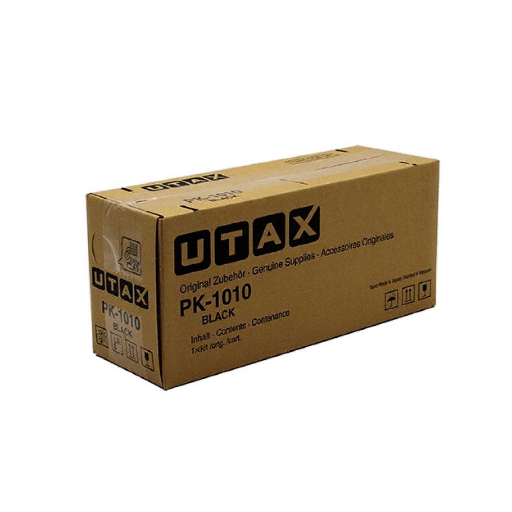 UTAX Tonerkartusche Utax Toner PK-1010 (1T02RV0UT0) Schwarz, (Tonereinheit, Original UTAX Toner PK-1010, Seitenleistung bis 3000 Seiten), Original UTAX Toner PK-1010