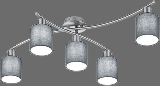 TRIO Leuchten Deckenleuchte Garda, ohne Leuchtmittel, schwenkbar, Leuchtmit günstig online kaufen