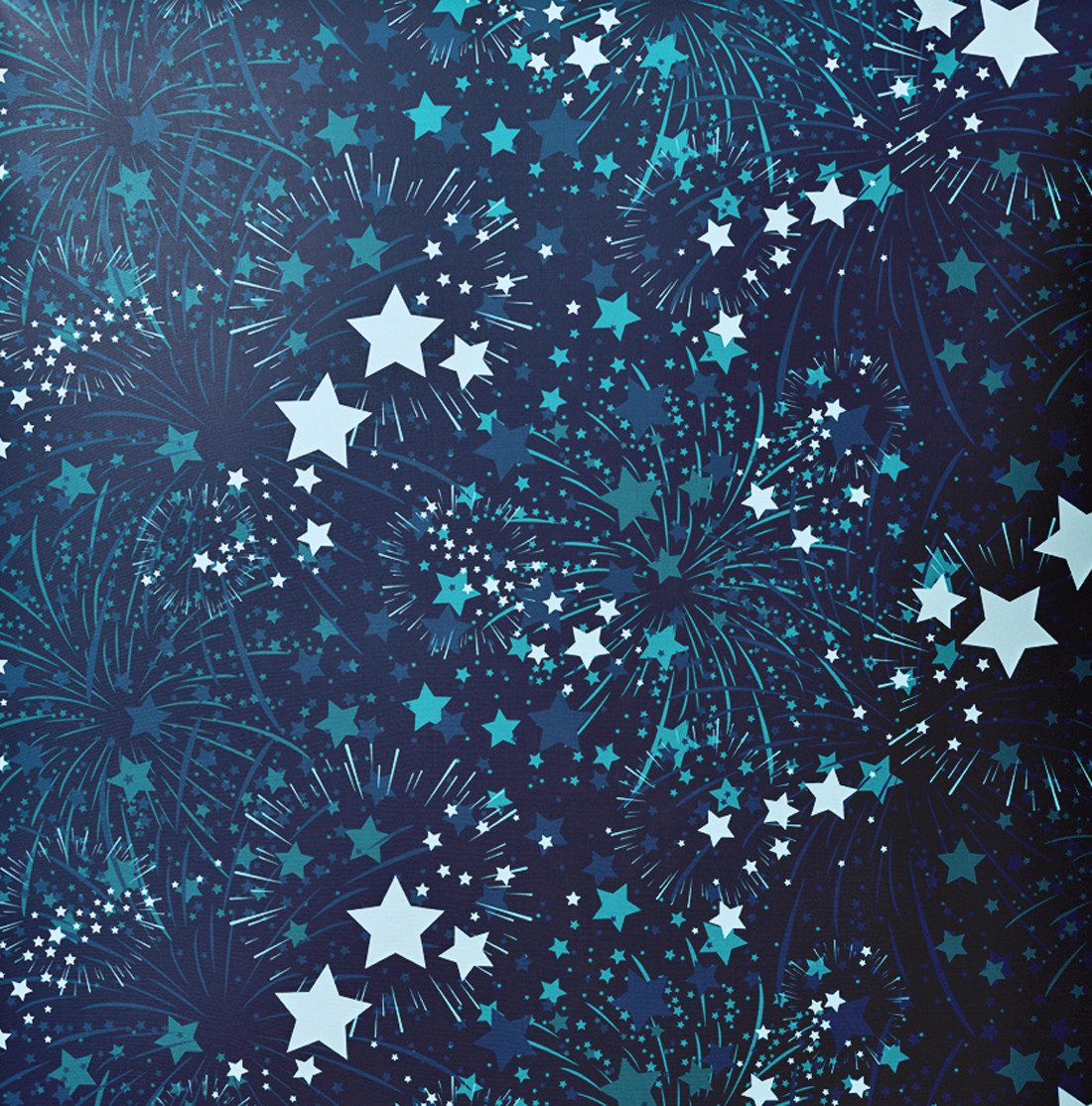 JACK Bettwäsche 135x200cm Stern Feuerwerk Sternenhimmel, günstig online kaufen