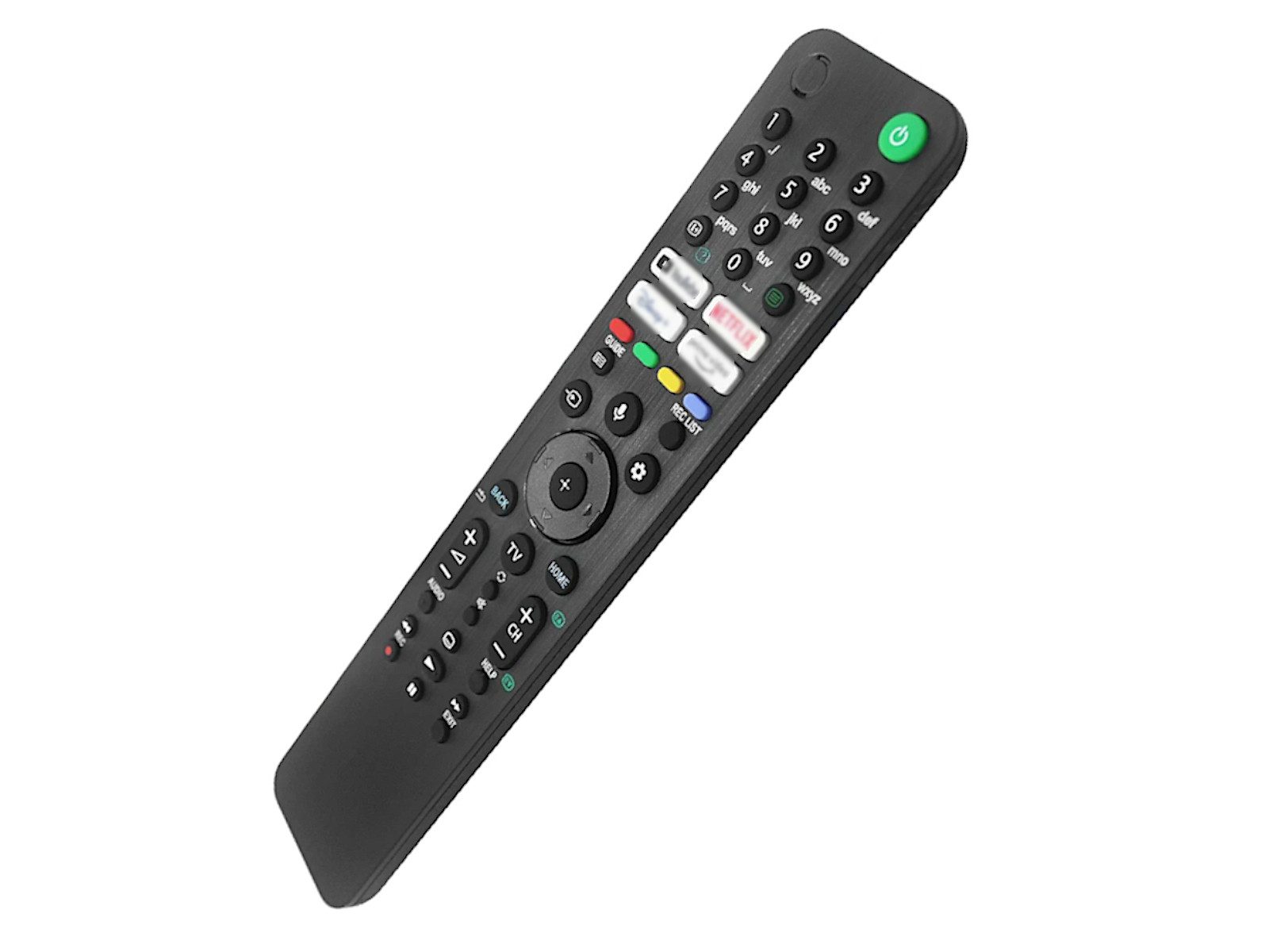 azurano Ersatz für SONY RMF-TX500E, 149355411, 149355414, 149355421, Universal-Smart-TV-Fernbedienung (Bluetooth, Sprachsteuerung, Streaming-Tasten)