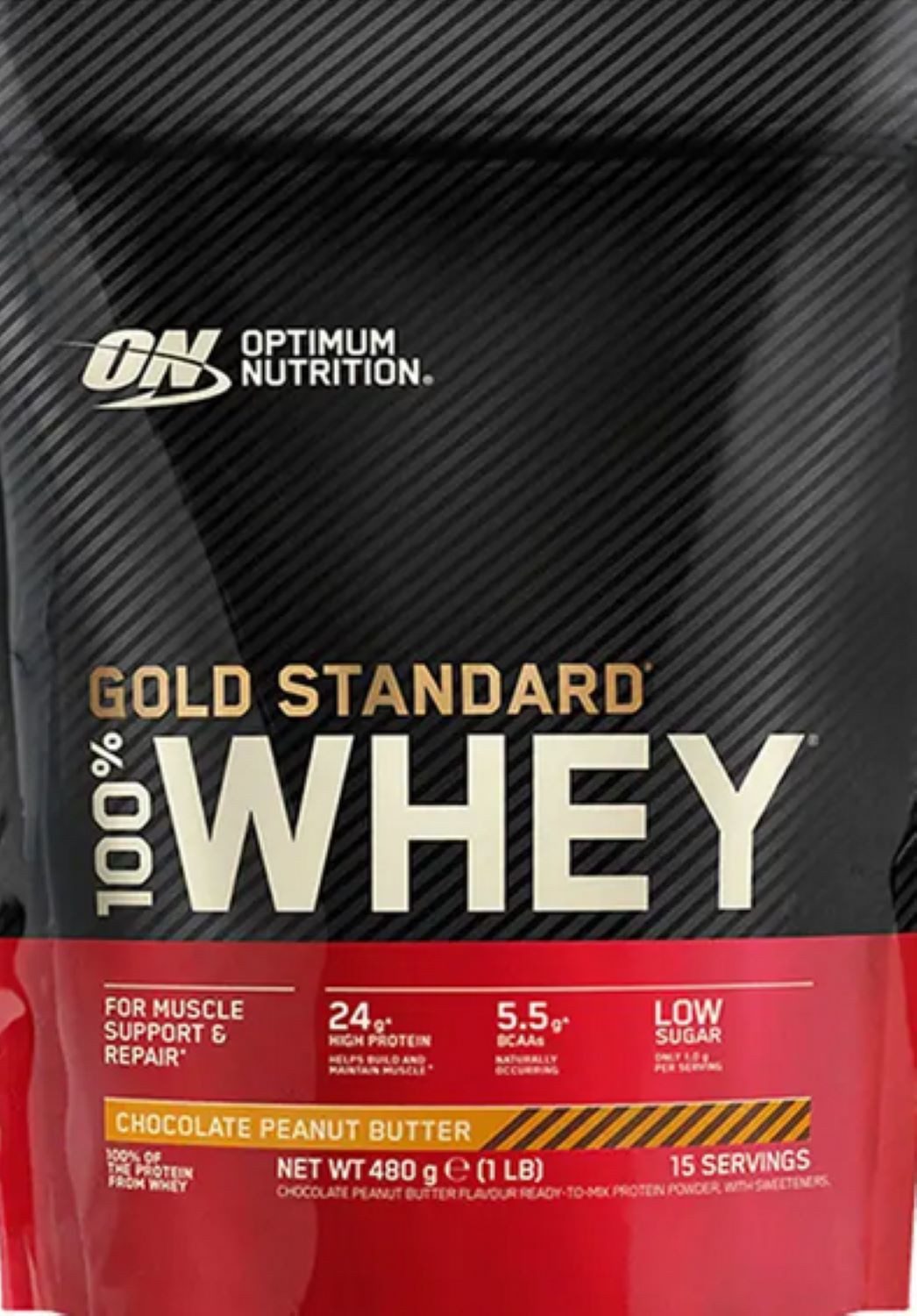 Optimum Nutrition Optimum Nutrition 100 % Whey Gold Standard 450g Pulver, 450 g, Enthält Molkeneiweißisolat